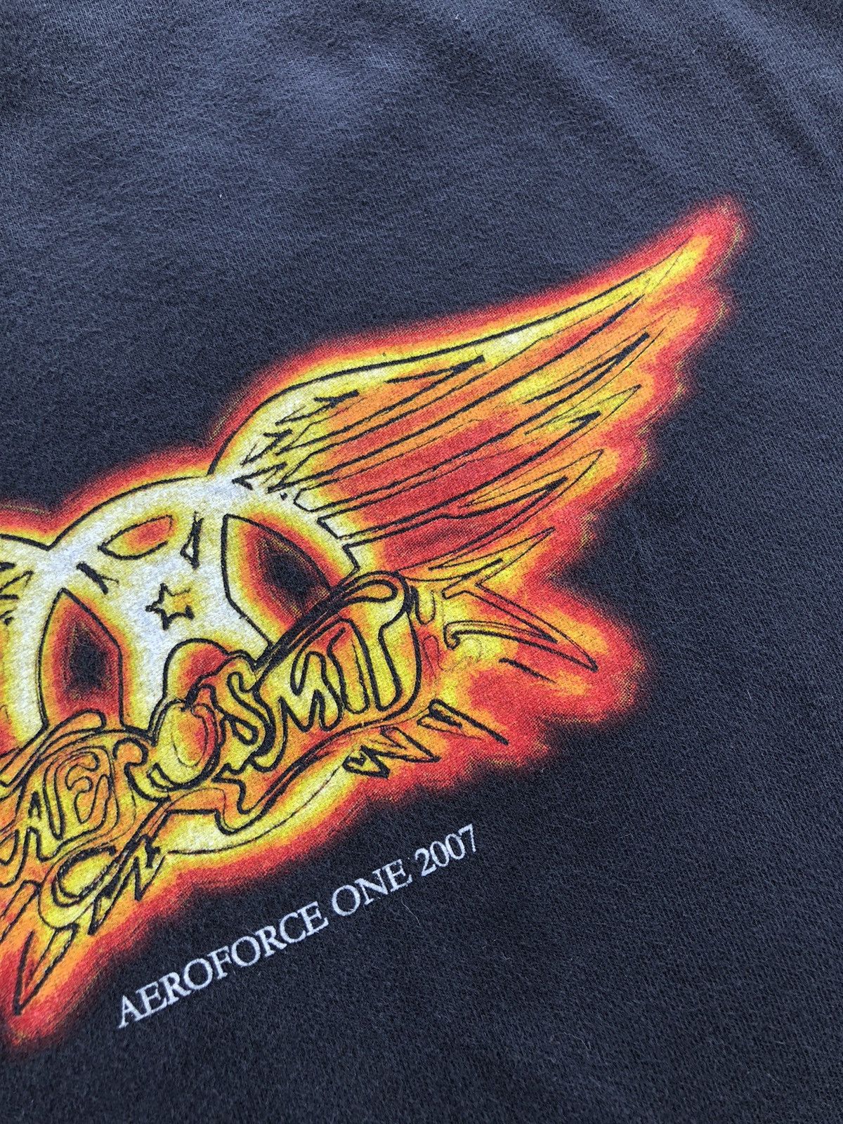 Band Tees Aerosmith Aerofoce One 2007 Size US XXL / EU 58 / 5 - 15 Thumbnail
