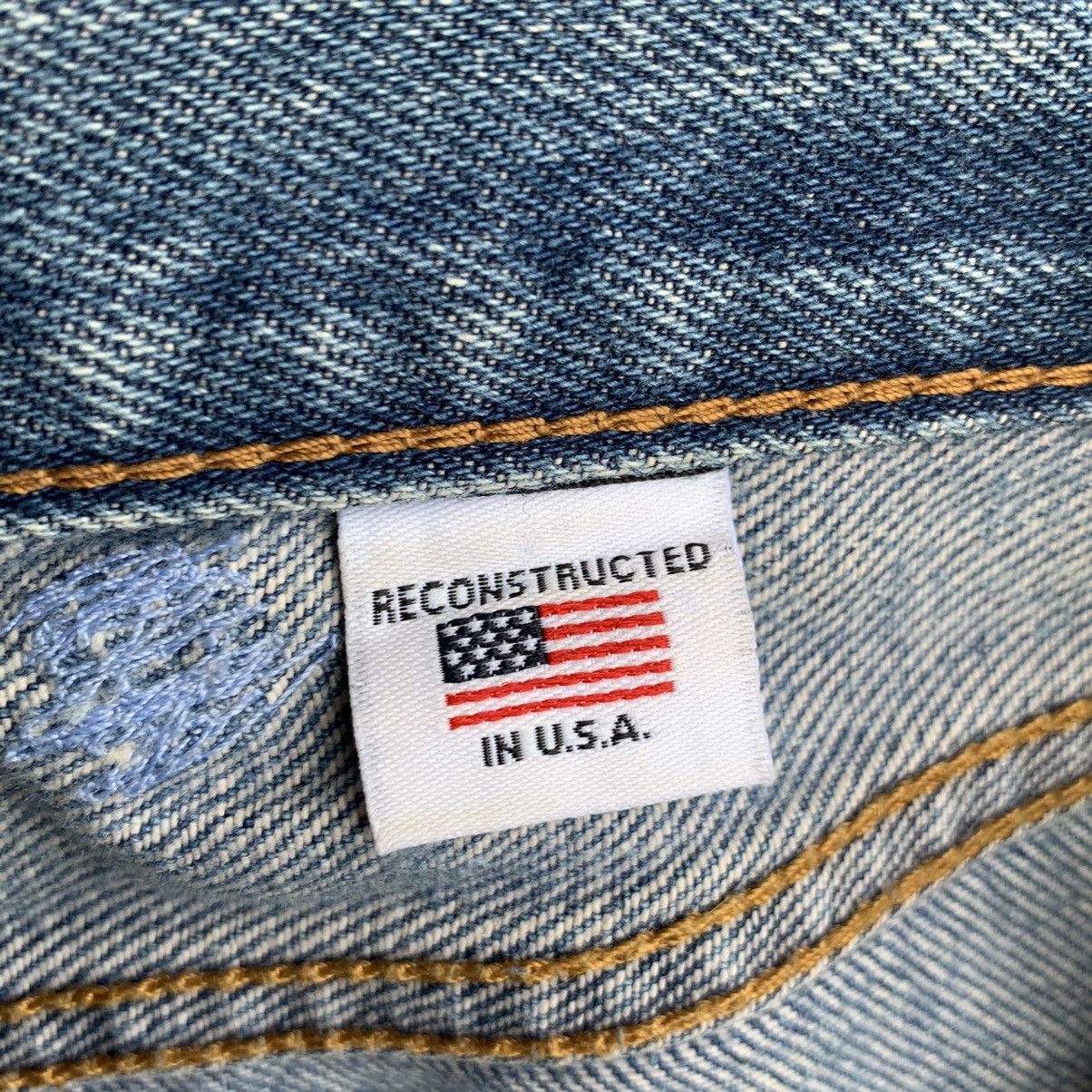 Levi's Vintage Clothing Vintage Levis Re/Done USA Wide Baggy Distressed Jeans W24 Size 24" / US 00 / IT 34 - 19 Thumbnail