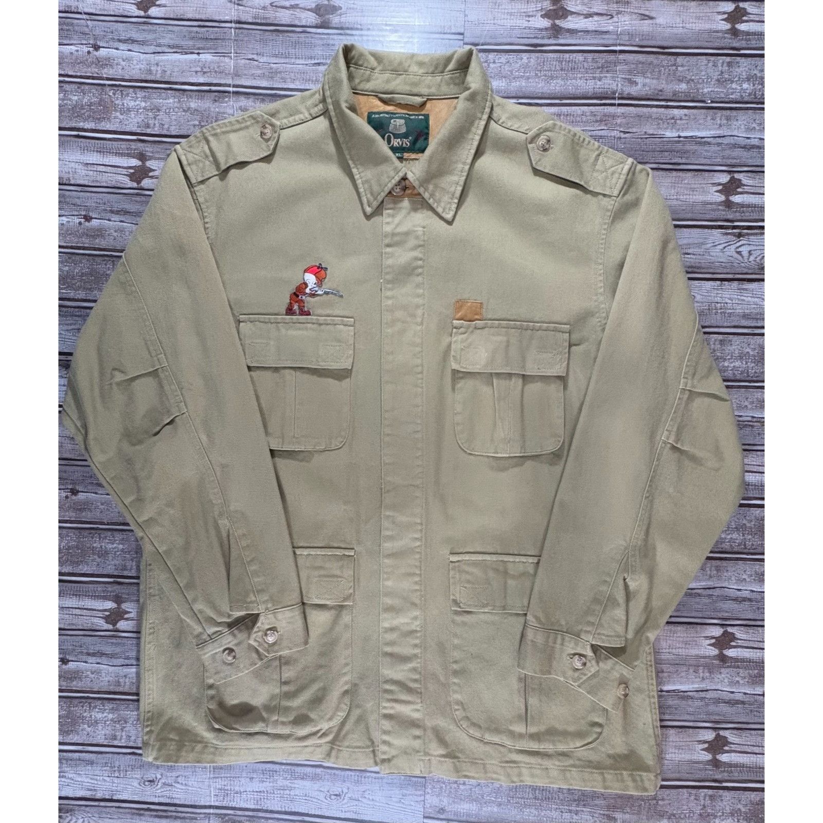 Orvis Orvis Utility safari Field military chore Jacket sz XL col: Size US XL / EU 56 / 4 - 1 Thumbnail
