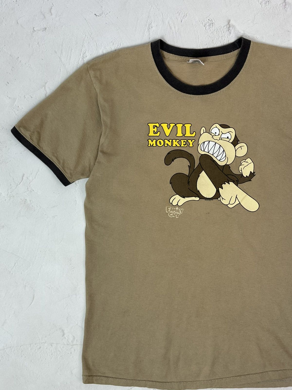 Fruit Of The Loom Vintage Fruit of the Loom Evil Monkey T-shirt Size US M / EU 48-50 / 2 - 3 Thumbnail