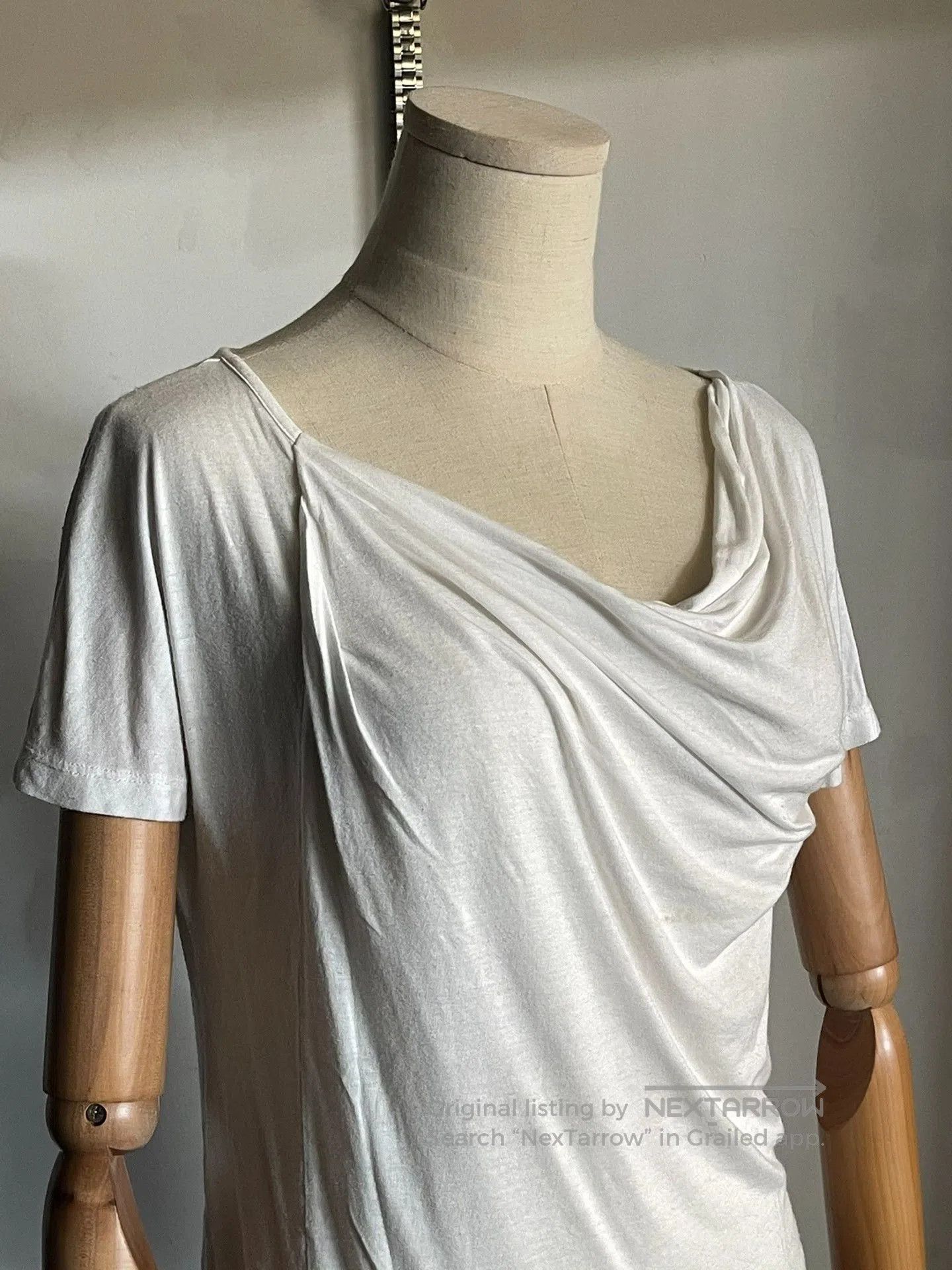 Dries Van Noten Dries Van Noten Modal Water Ripple Short Sleeve Top. Size S / US 4 / IT 40 - 2 Thumbnail