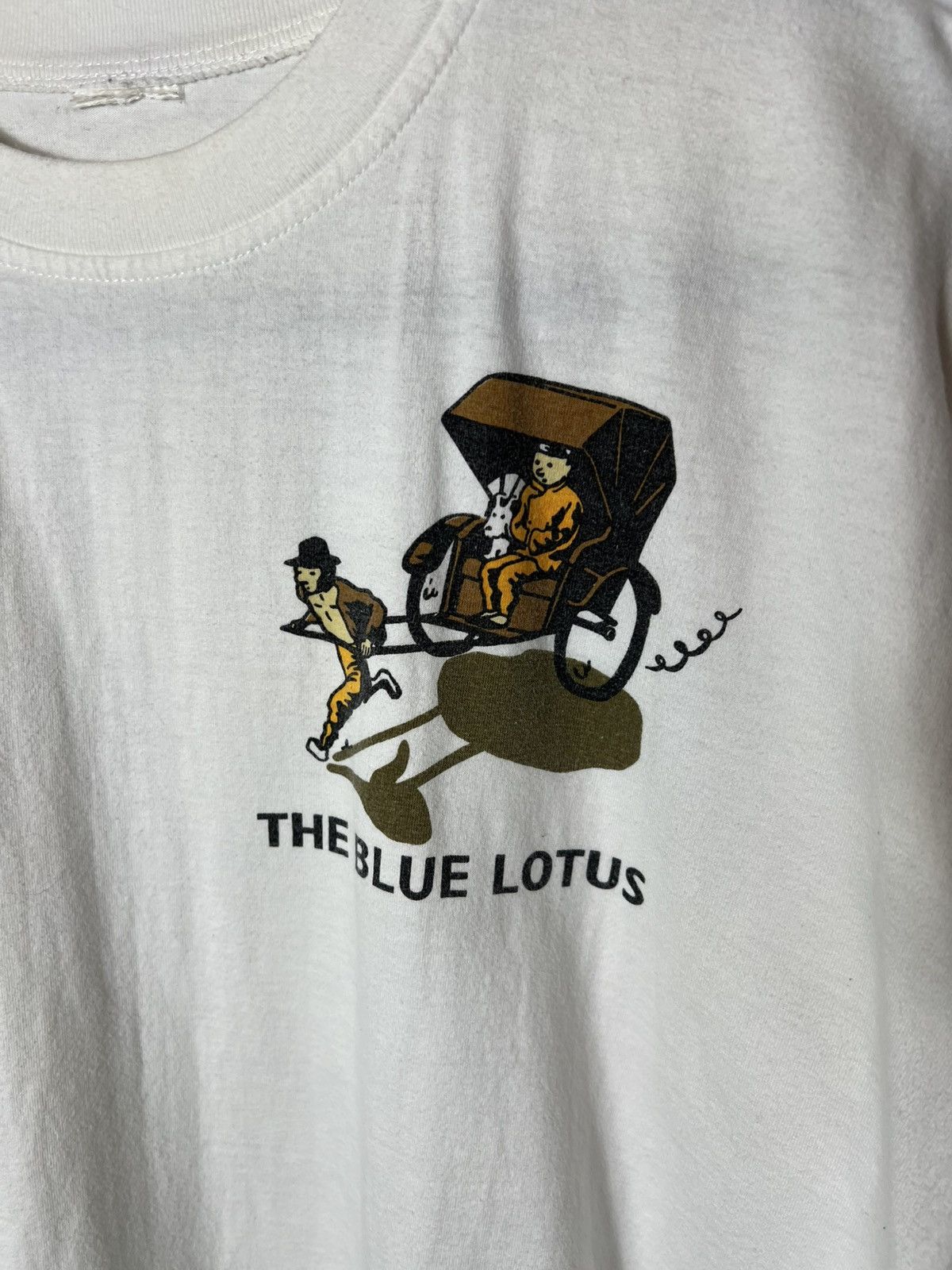Cartoon Network Vintage cartoon network The blue lotus Tin Tin Comics Tee Size US L / EU 52-54 / 3 - 6 Thumbnail