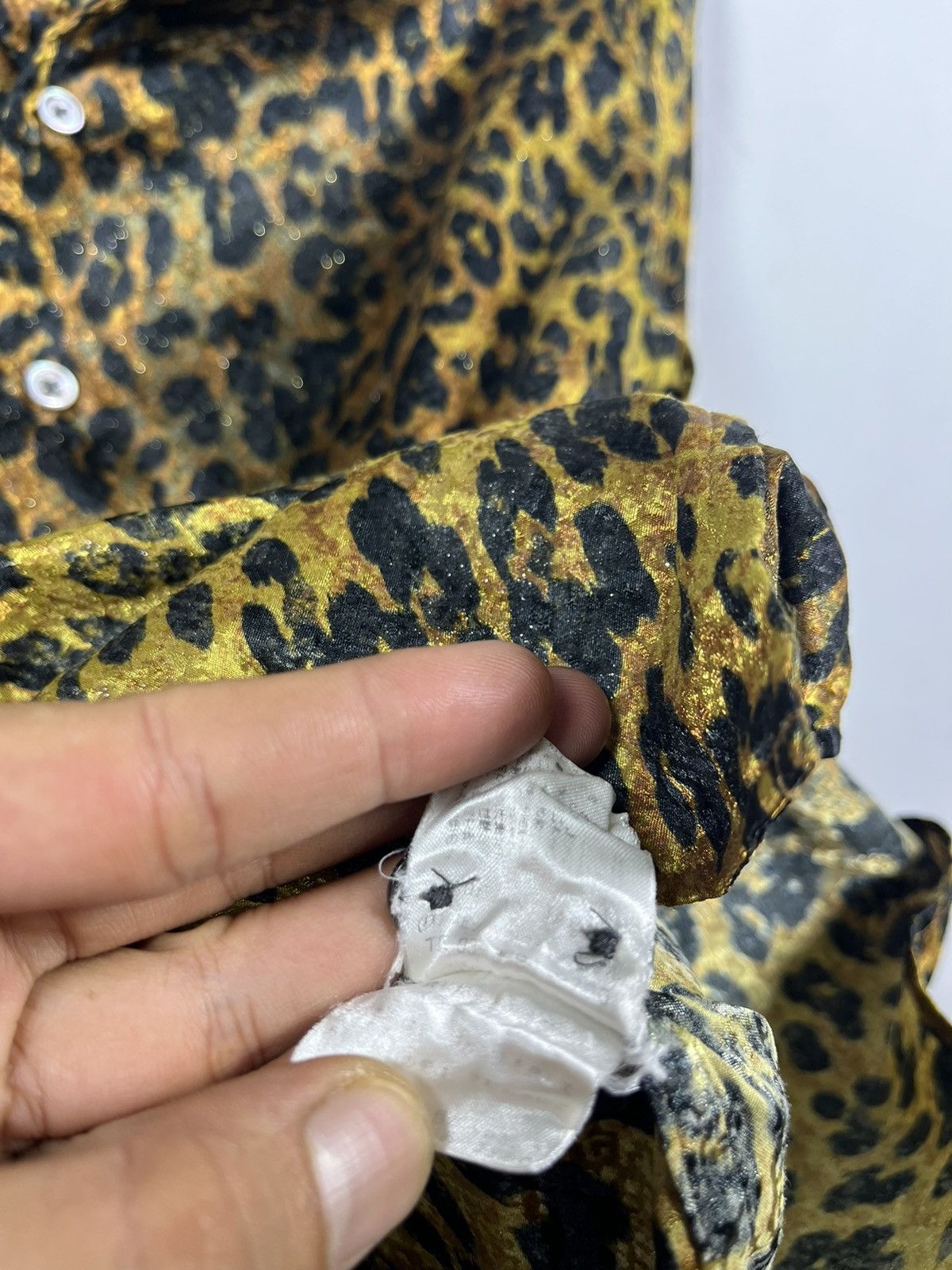 Tornado Mart Vintage Japanese Brand Tornado Mart Button Up Leopard Design Size M / US 6-8 / IT 42-44 - 6 Thumbnail