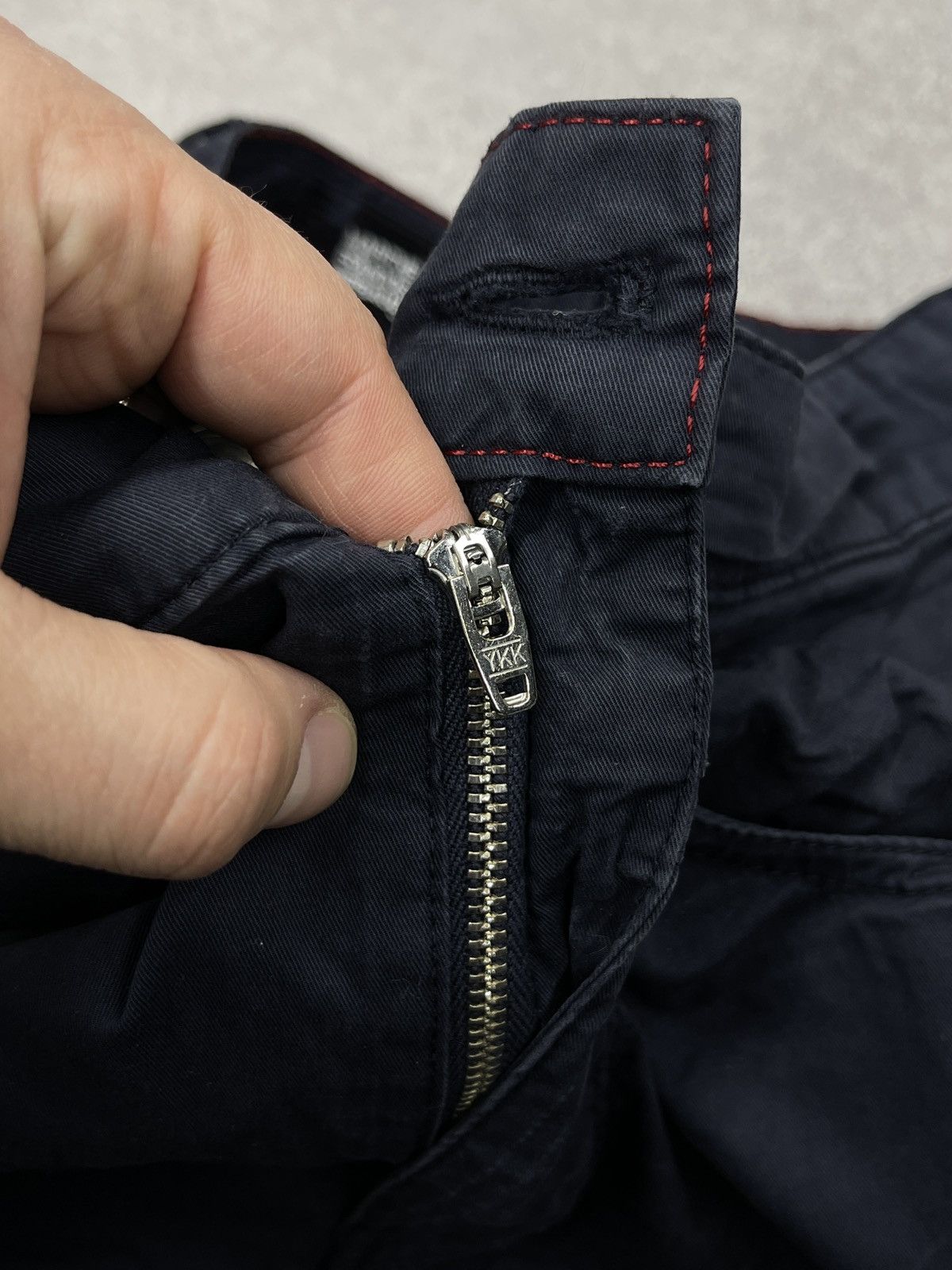 Marithe + Francois Girbaud Marithe Francois Girbaud Navy Chino Pants Trouser Size US 31 - 9 Thumbnail