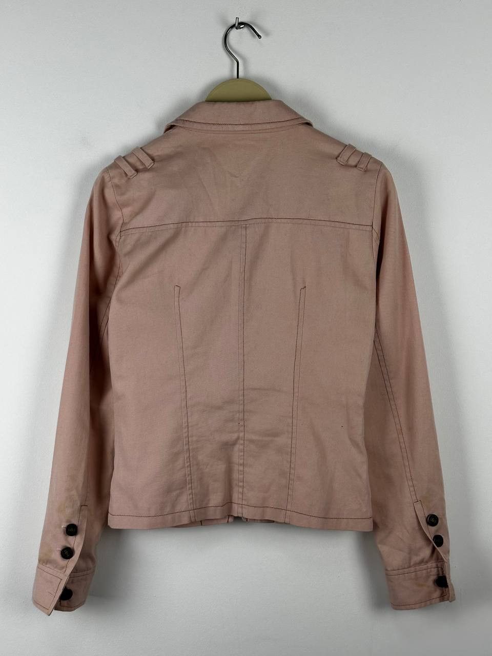 Morgan Homme × Vintage Morgan de Toi Avant Garde Y2K Pink Blazer Jacket Size S / US 4 / IT 40 - 11 Thumbnail