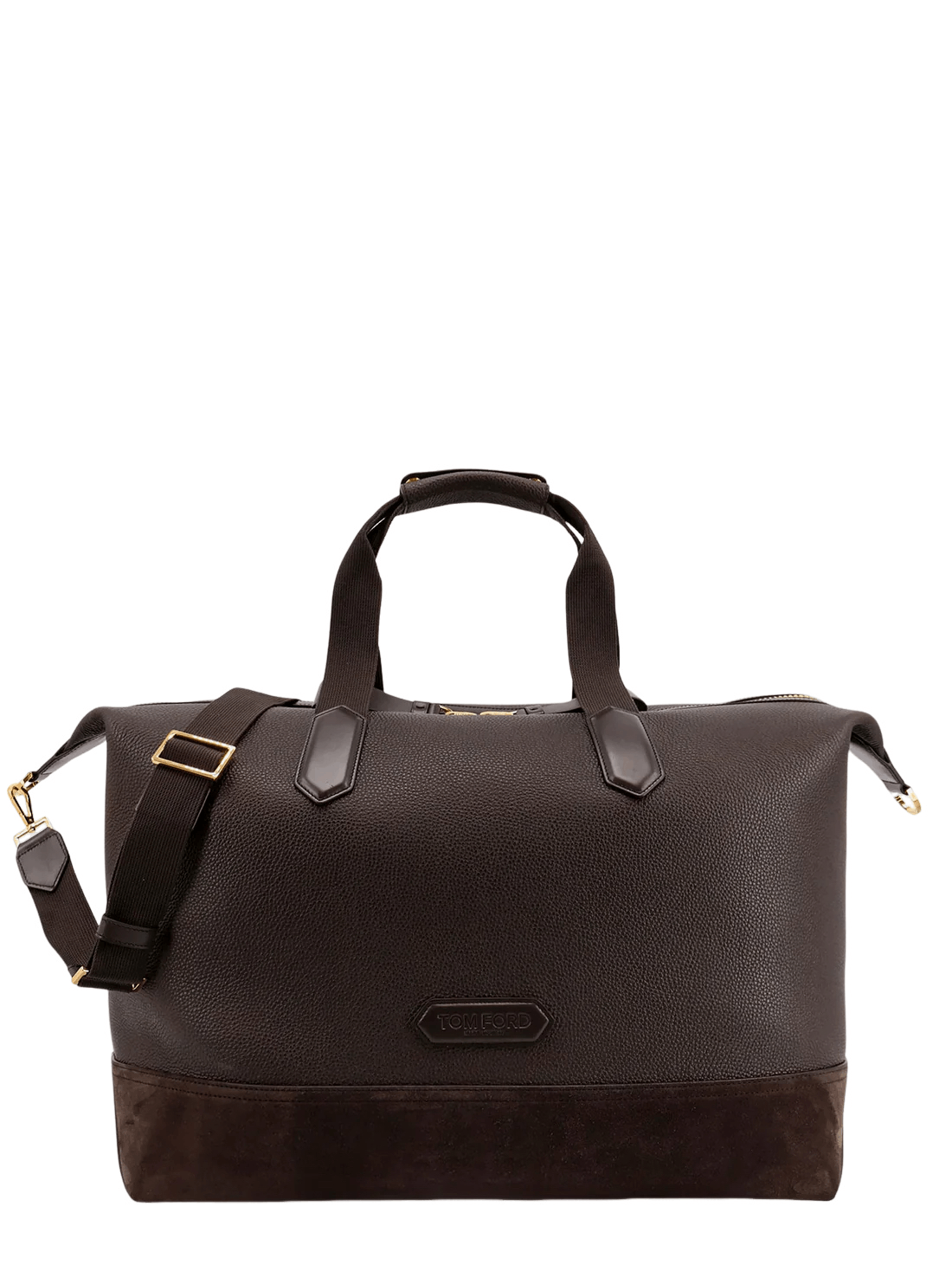 Tom Ford TOM FORD Brown Grain Leather Duffle Bag New Authentic Size ONE SIZE - 1 Thumbnail