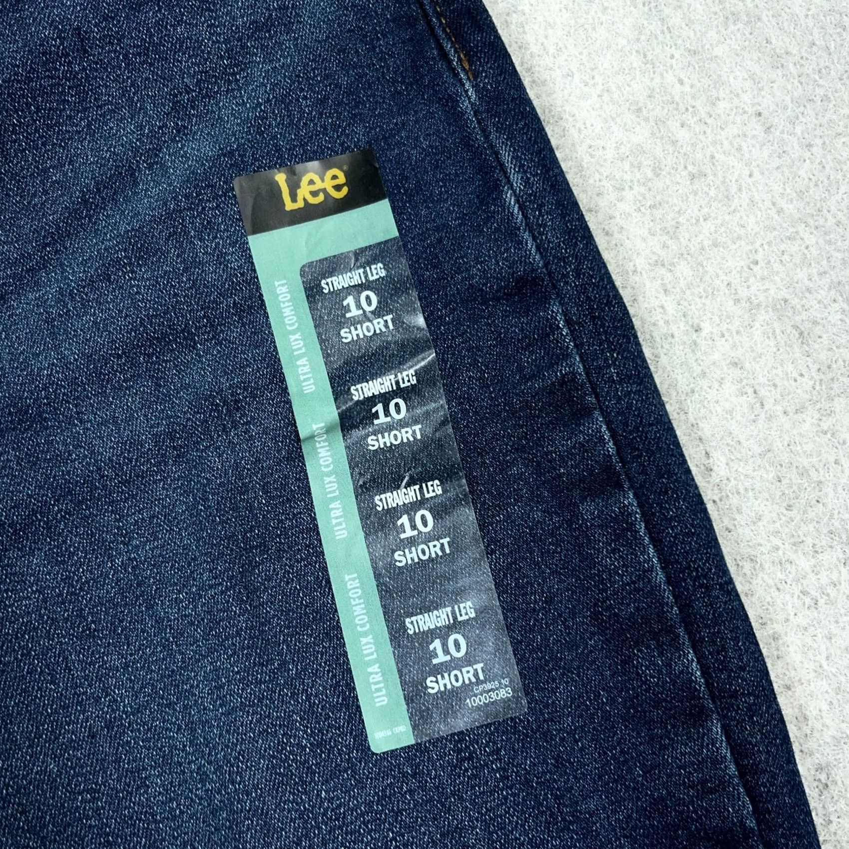 Lee Lee Jeans Women 10 Short Straight Leg Mid Rise Ultra Lux Comfort Stretch Jeans Blue 5-Pocket Denim Regular Stretch Womens 28Inseam 30Waist Vintage No Size 32" / US 10 / IT 46 - 5 Thumbnail