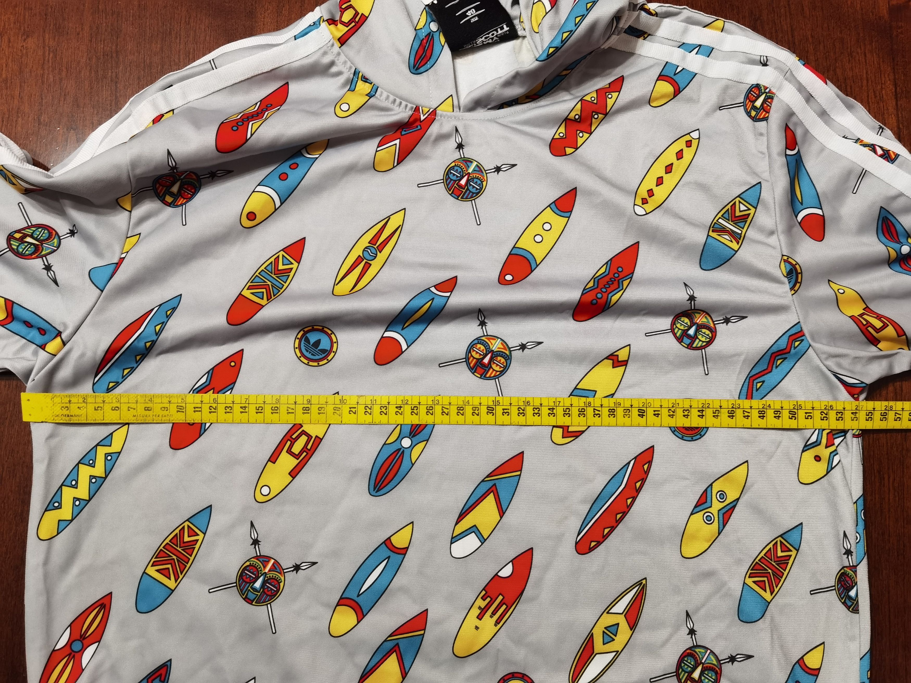Adidas × Jeremy Scott Adidas Jeremy Scott African Surfboards Dress Jumper M P14055 Size M / US 6-8 / IT 42-44 - 18 Thumbnail