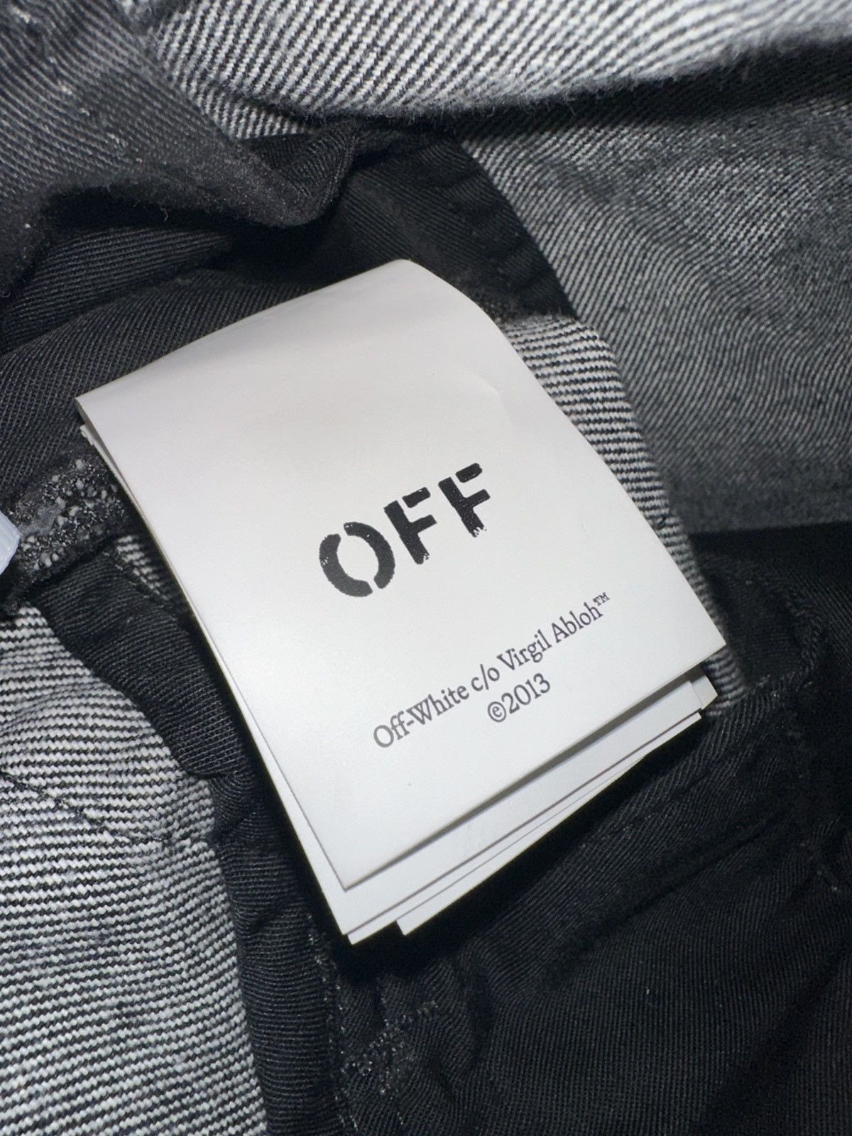 Off-White Off-White Arrows Tab Relax Round Jeans in Vintage Grey Size US 32 / EU 48 - 11 Thumbnail