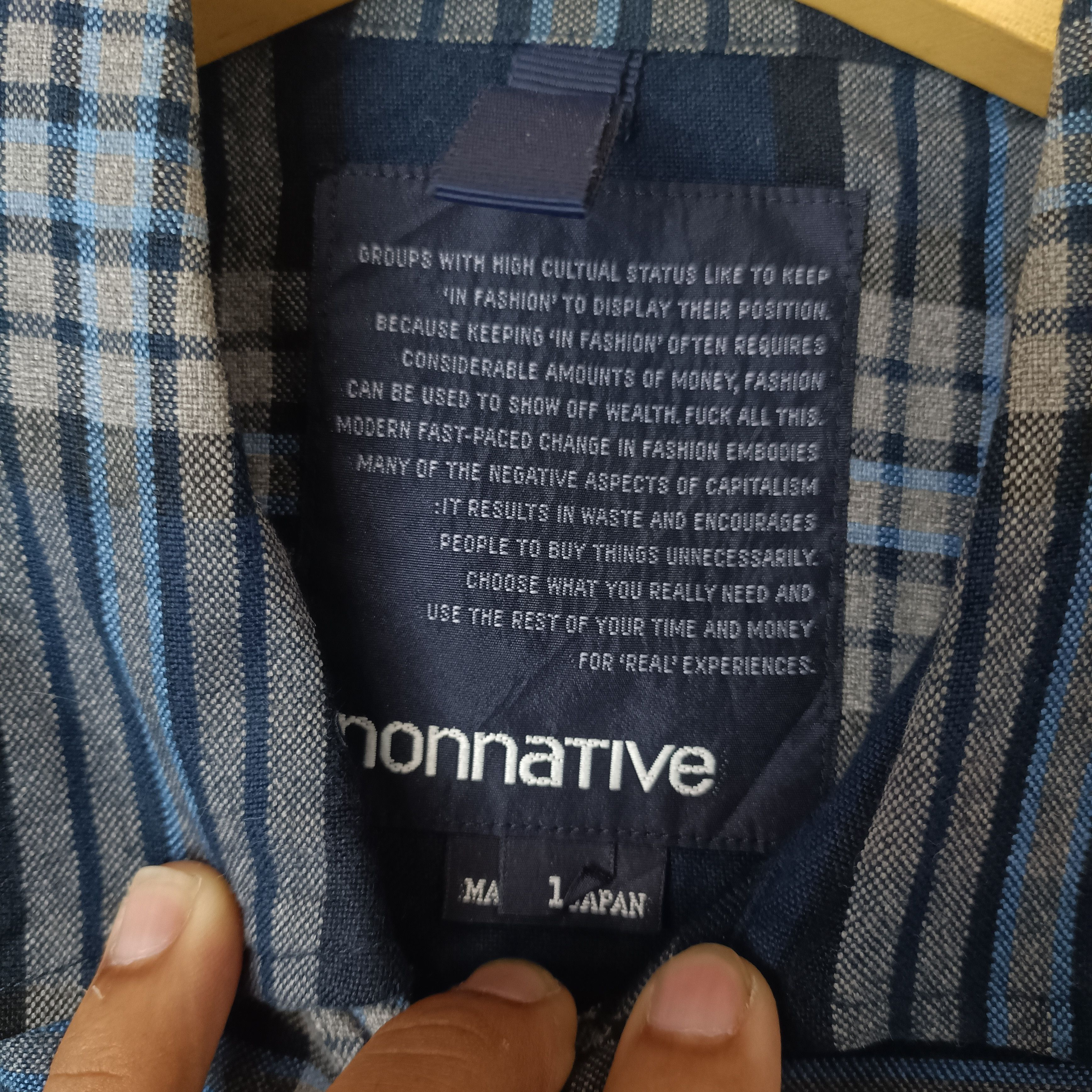 Nonnative Nonnative Plaid Checkered Shirt Japan Size S / US 4 / IT 40 - 4 Thumbnail