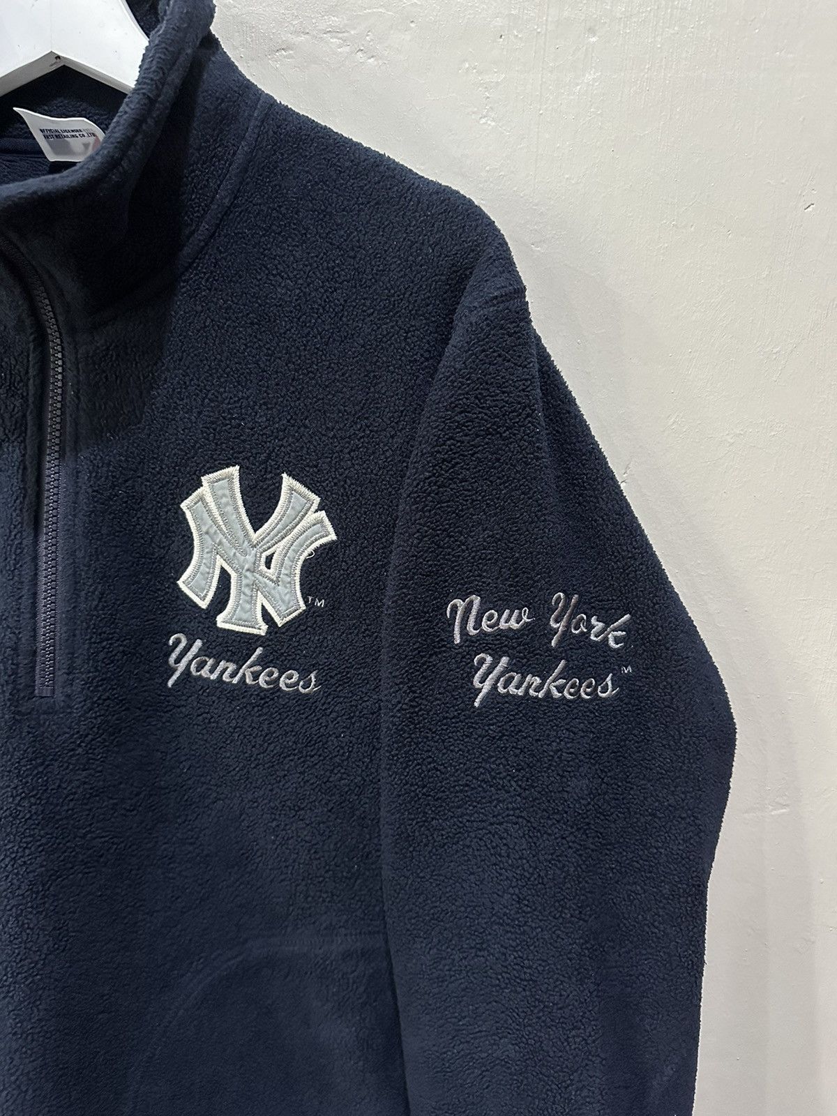 Other NY Yankees x Sweatshirt Half Zipper Size US XL / EU 56 / 4 - 5 Thumbnail