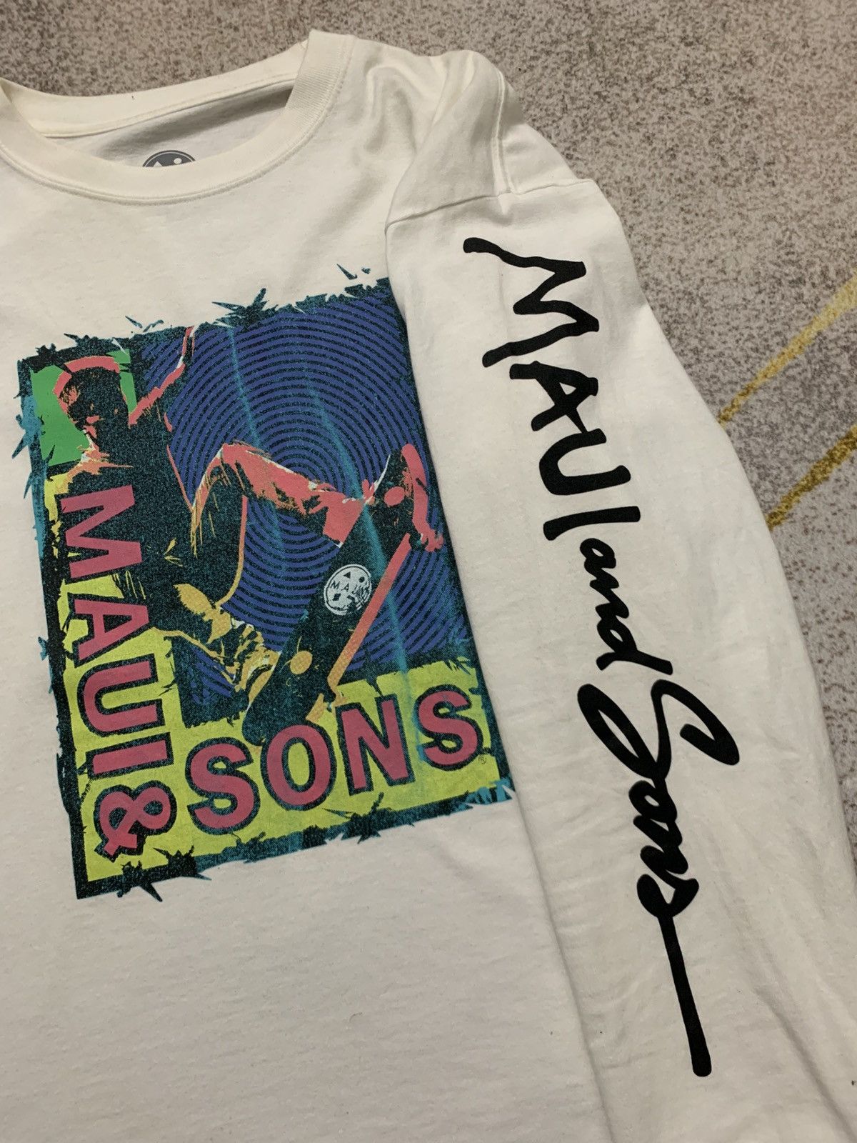 Maui and Sons Y2K Maui And Sons Long Sleeve Skate Surf Size US L / EU 52-54 / 3 - 3 Thumbnail