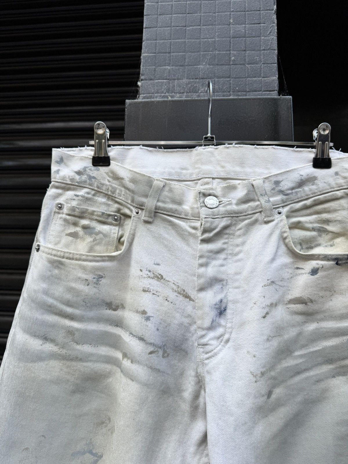 Helmut Lang Helmut Lang SS03 Painter Dirty White Classic 5 Pocket Denim Size US 30 / EU 46 - 2 Thumbnail
