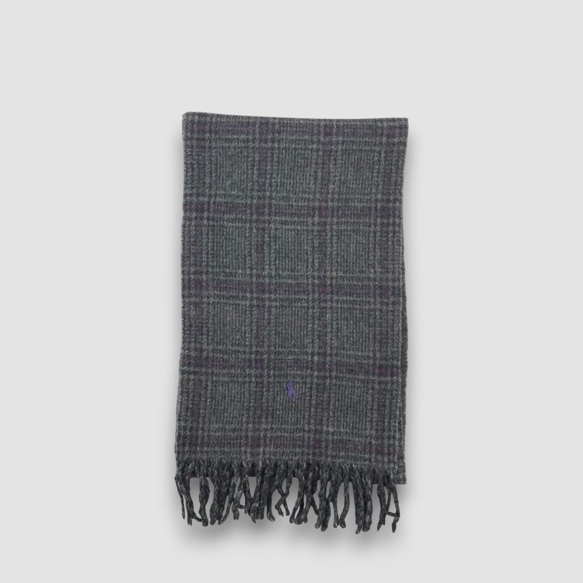 Polo Ralph Lauren Vintage Polo Ralph Lauren Scarf Muffler Wool Plaid Scarves Size ONE SIZE - 2 Thumbnail