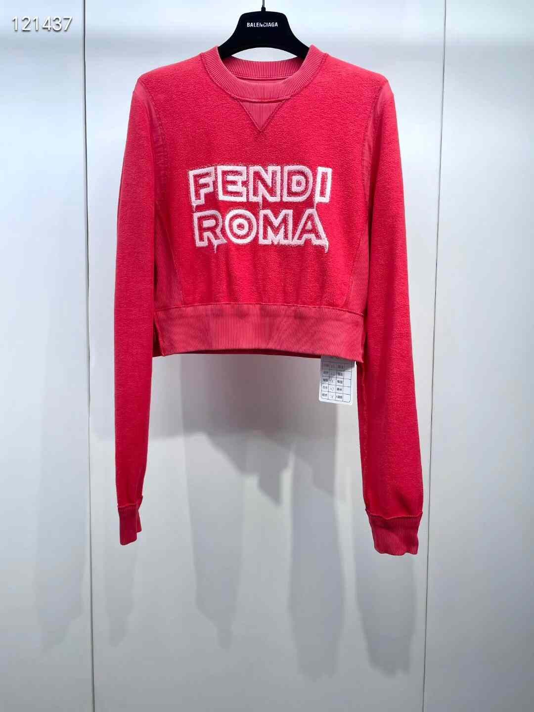 Fendi Fendi Letter Crewneck Sweatshirt Size XS / US 0-2 / IT 36-38 - 1 Thumbnail