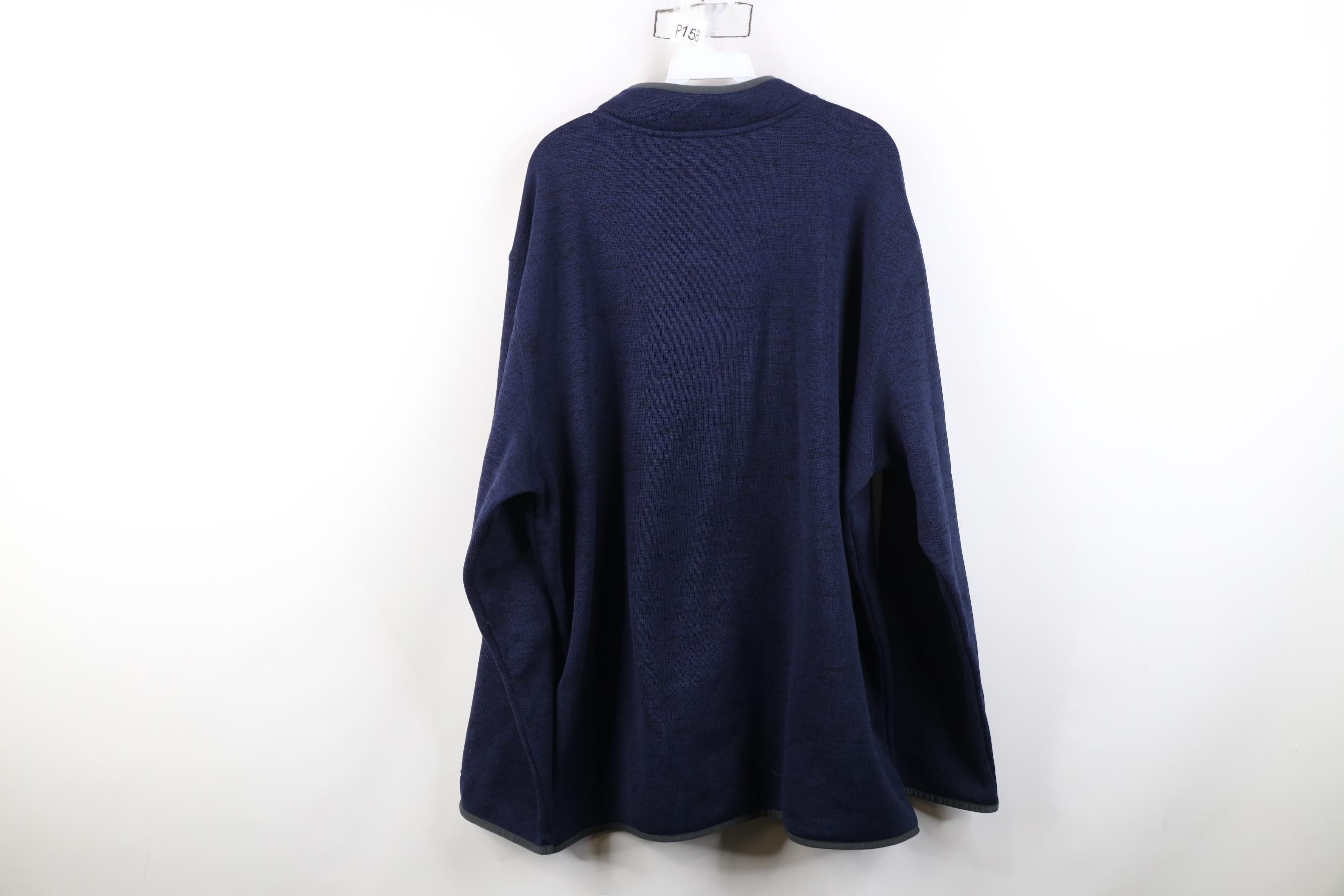 Champion Deadstock Y2K Champion University Knit 1/4 Zip Sweater Blue Size US XXL / EU 58 / 5 - 15 Thumbnail