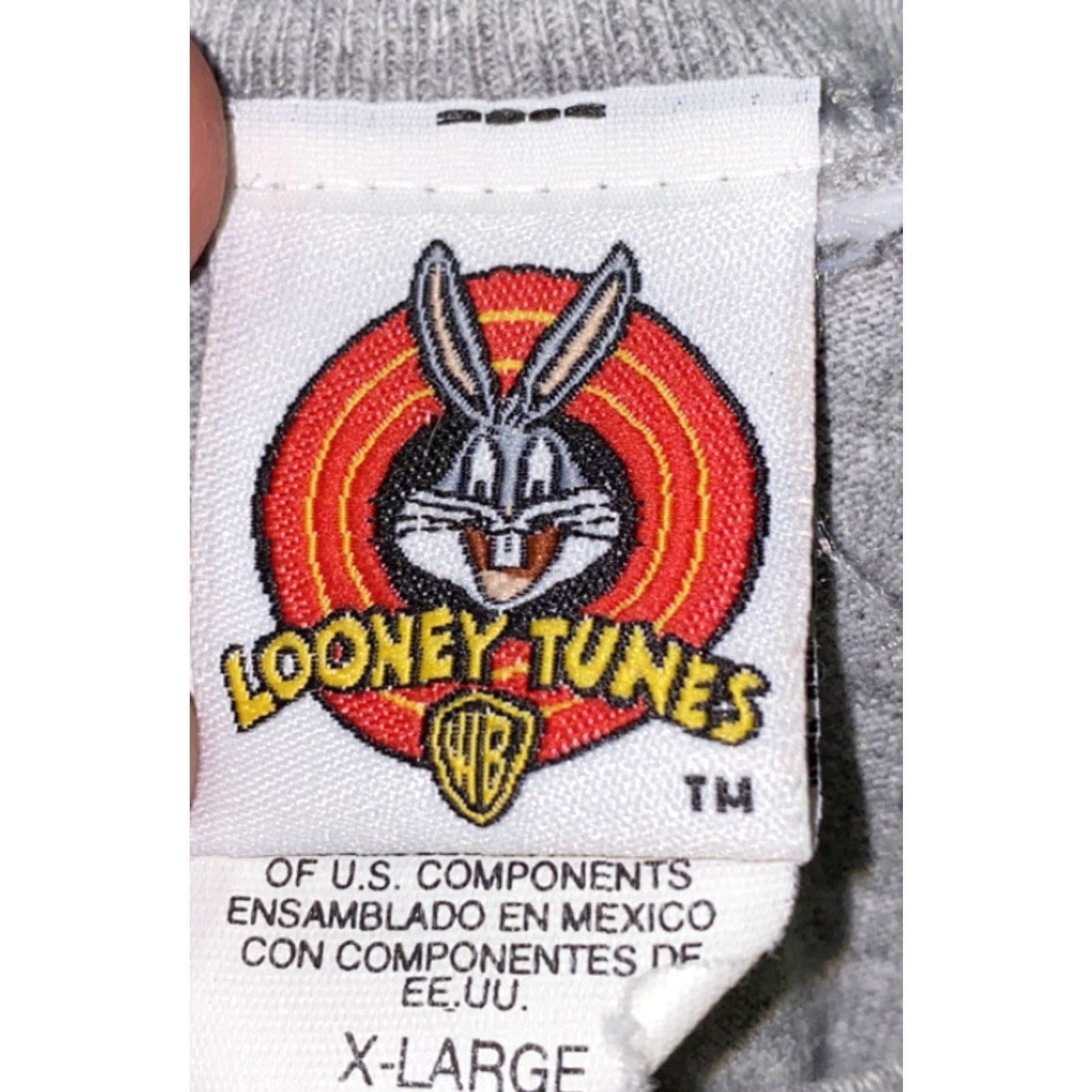 Vintage VINTAGE Looney Tunes Drag On Wheels Sleeveless Shirt XL Gray Mens Size US XL / EU 56 / 4 - 4 Thumbnail