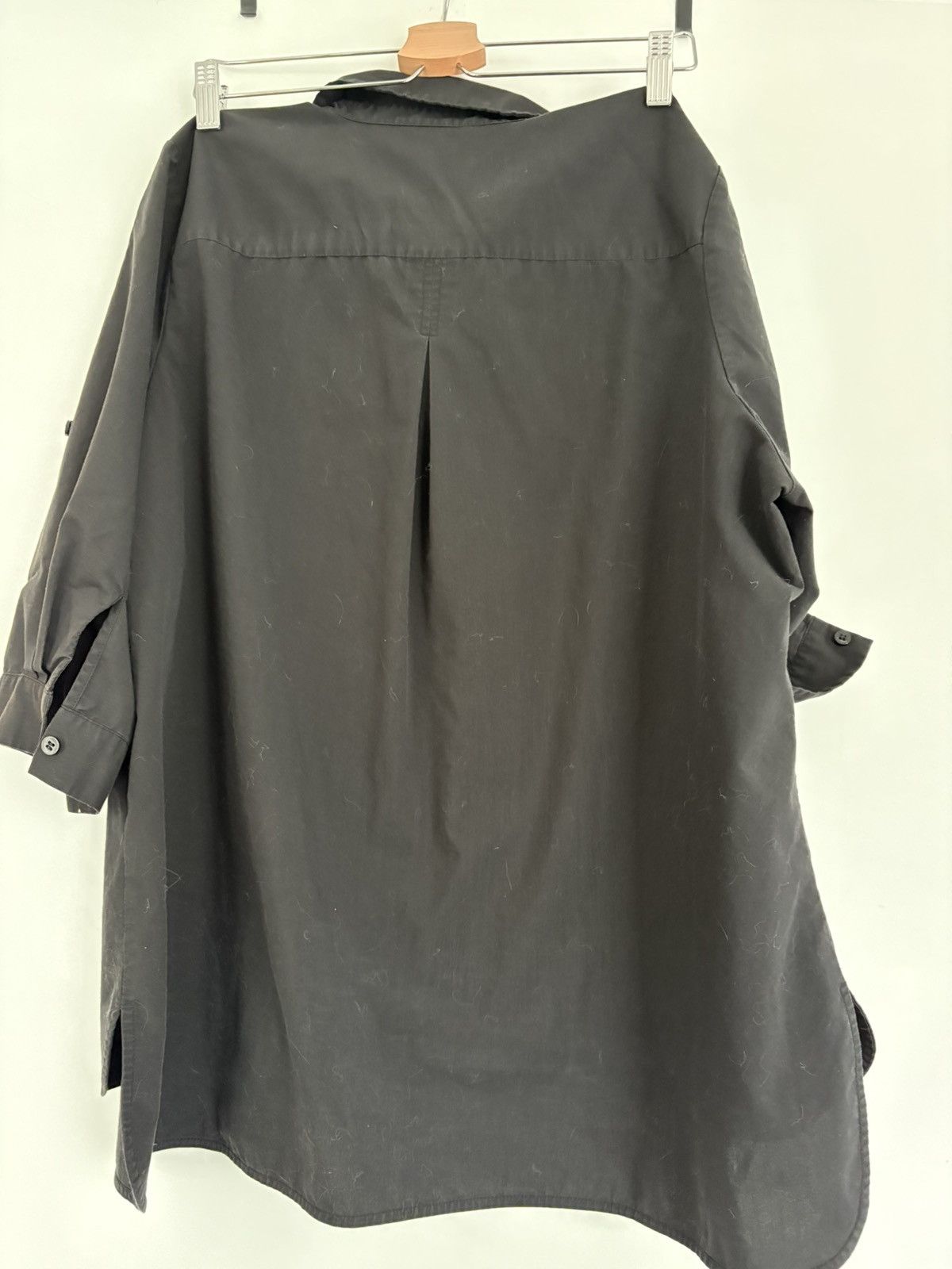 Vintage Black Zip but Collared Shirt Size US L / EU 52-54 / 3 - 6 Thumbnail