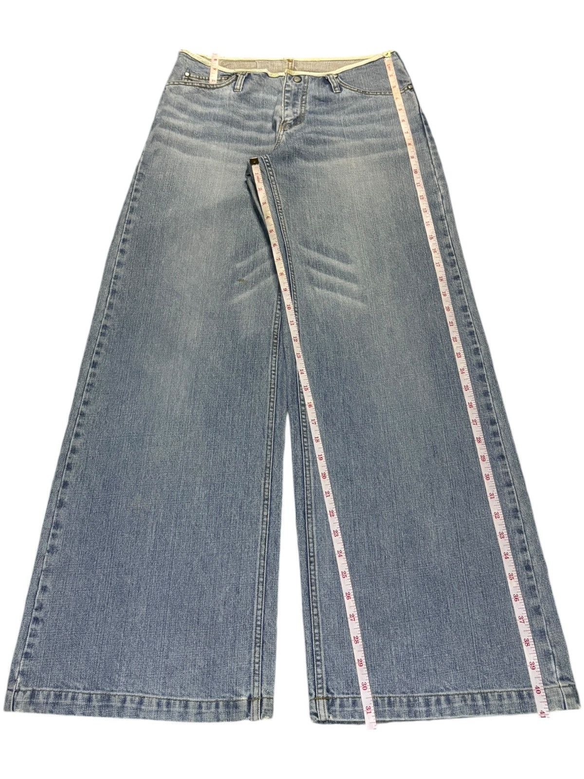Japanese Brand Vintage Japanese Brand Mud Wash Baggy Bootcut Jeans Size 30" / US 8 / IT 44 - 14 Thumbnail