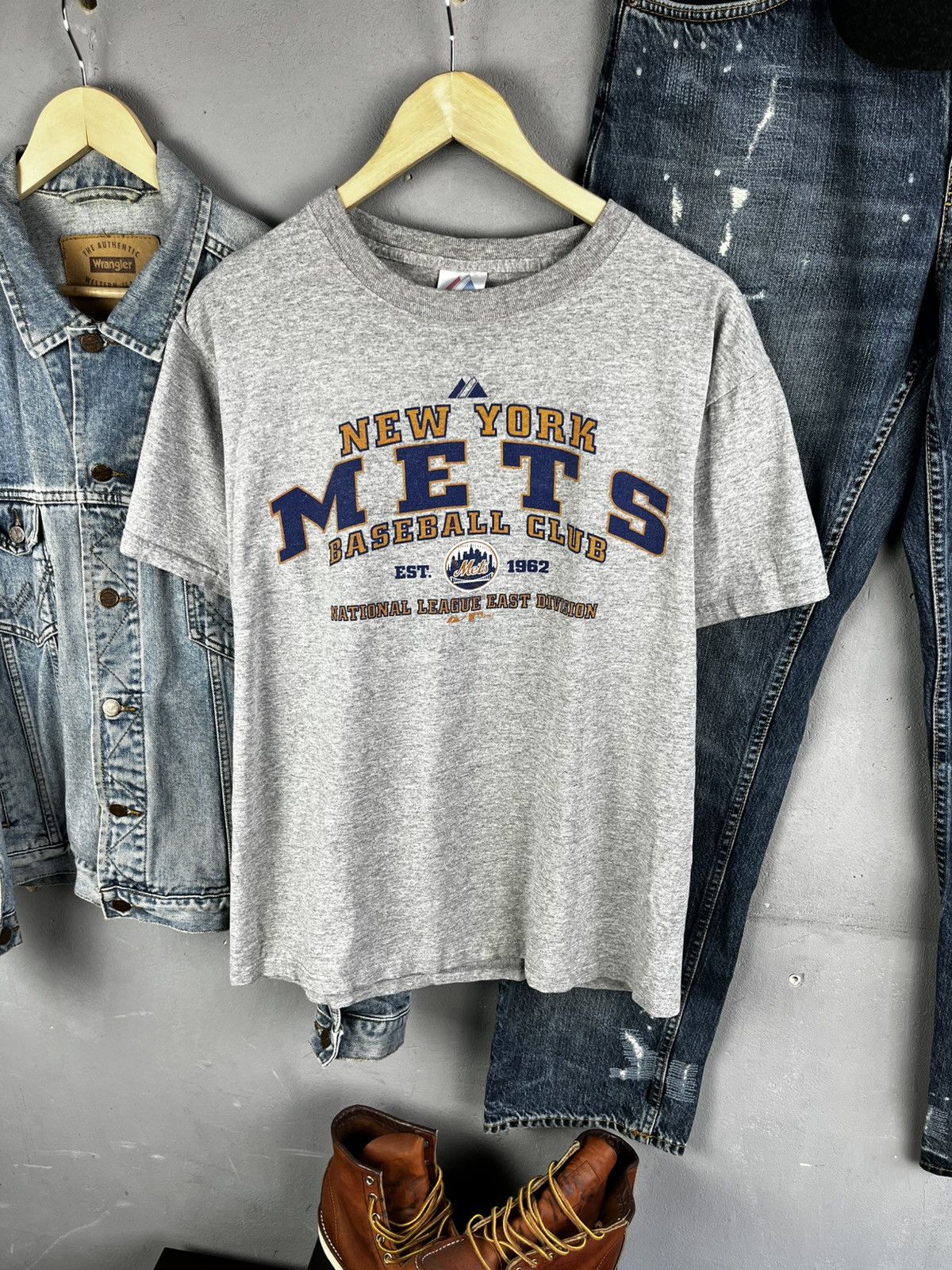 MLB New York mets t shirt vintage Size US M / EU 48-50 / 2 - 4 Thumbnail