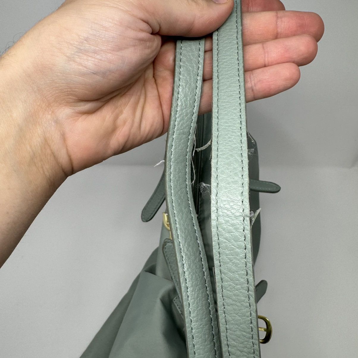 Juicy Couture Juicy Couture Light Green Nylon Double Handle Bag Size ONE SIZE - 7 Thumbnail