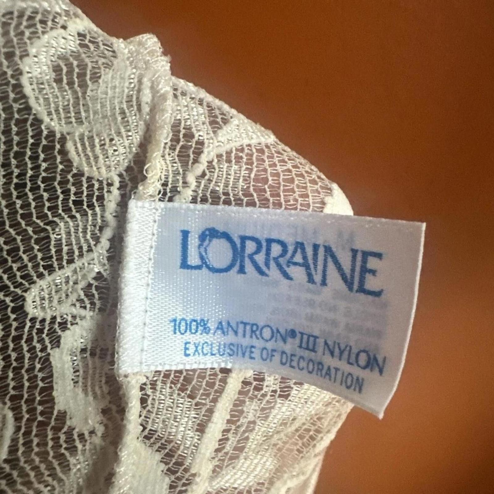 Other Half Slip Lorraine Nylon M USA Vintage lace Side Size ONE SIZE - 5 Thumbnail