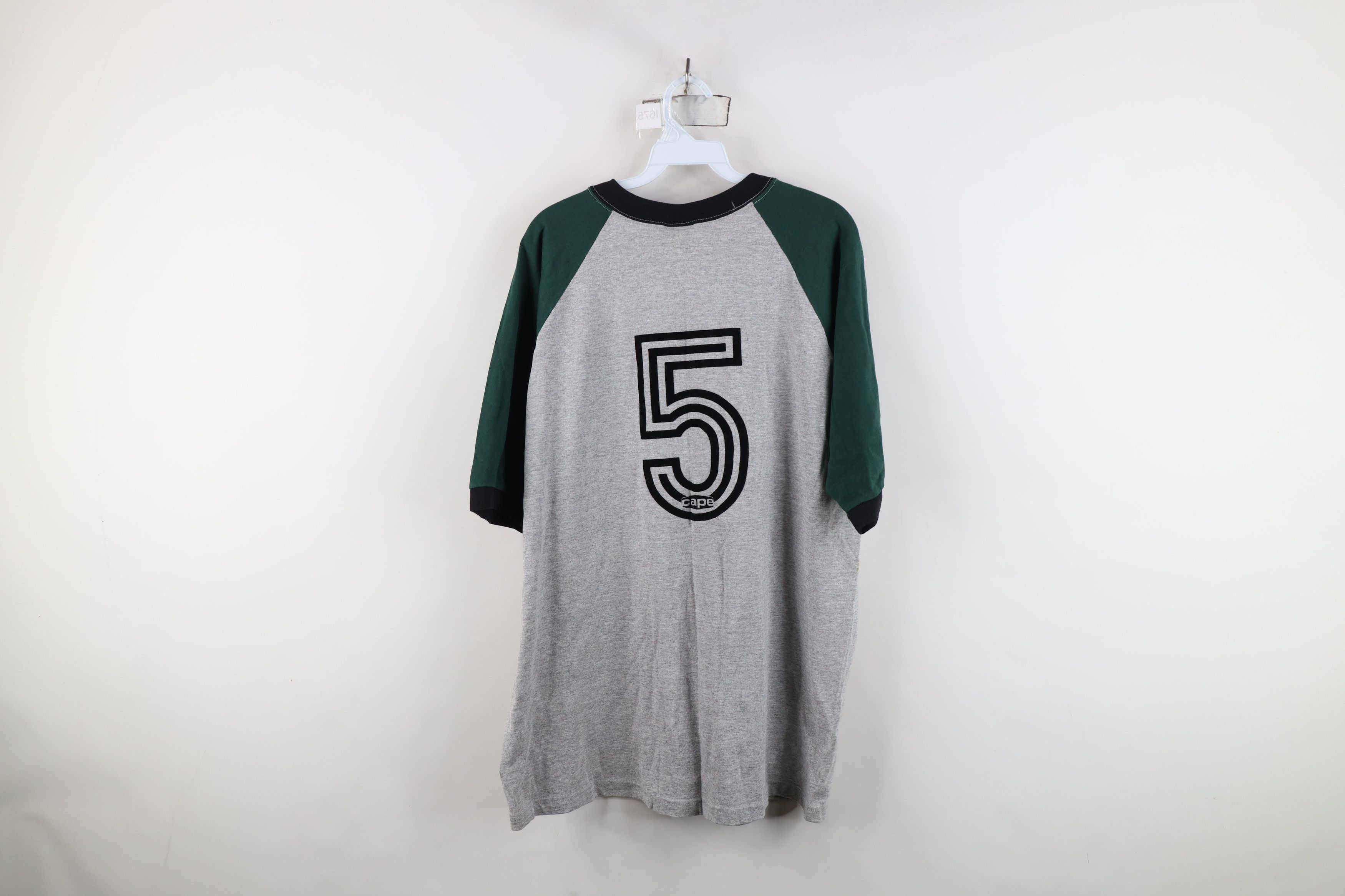 Vintage Vintage 90s Cape National Skateboards Raglan T-Shirt USA Size US L / EU 52-54 / 3 - 12 Thumbnail