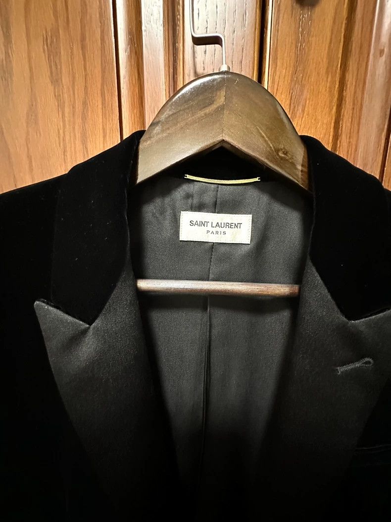 Saint Laurent Paris Saint laurent paris Velvet blazer 2506-Nextarrow Size XS / US 0-2 / IT 36-38 - 2 Thumbnail