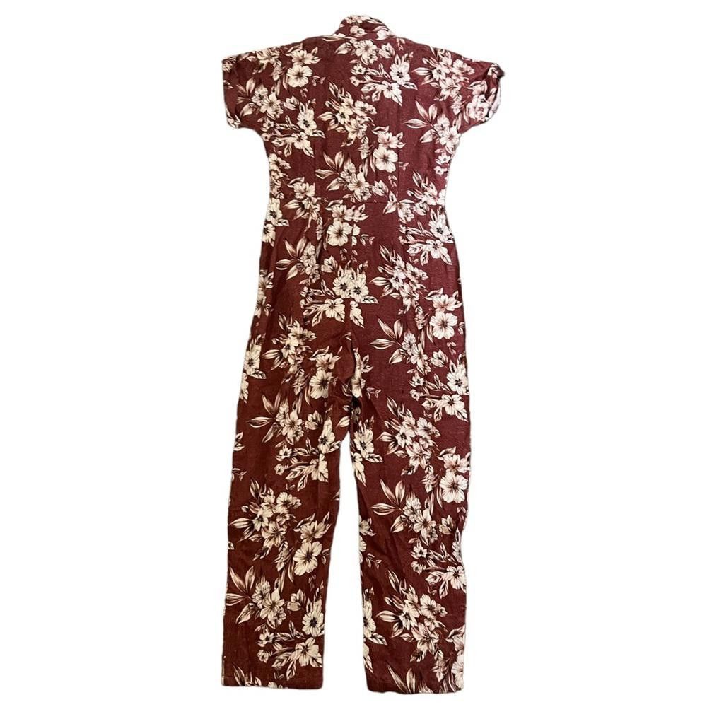 Beach Riot BEACH RIOT Jill Jumpsuit in Mauve Floral Size Large Size 36" / US 14 / IT 50 - 6 Thumbnail