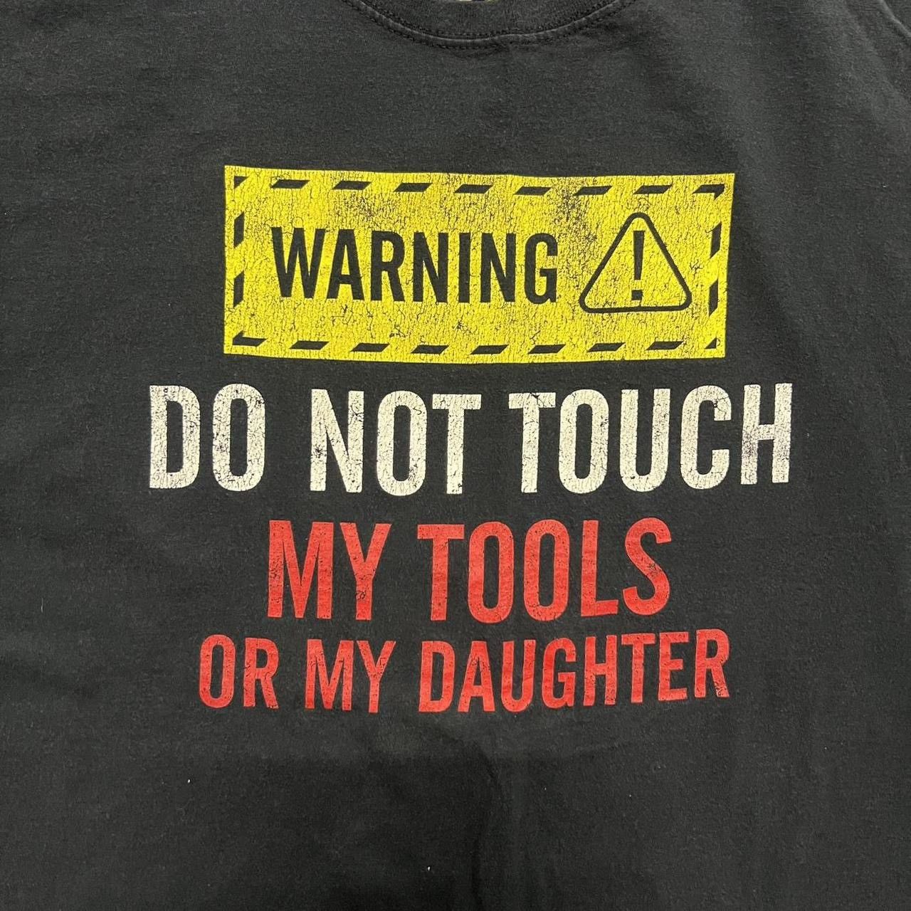 Vintage Crazy Vintage Y2K Funny Dad Joke Comedy Black Graphic Tee! Size US XL / EU 56 / 4 - 2 Thumbnail