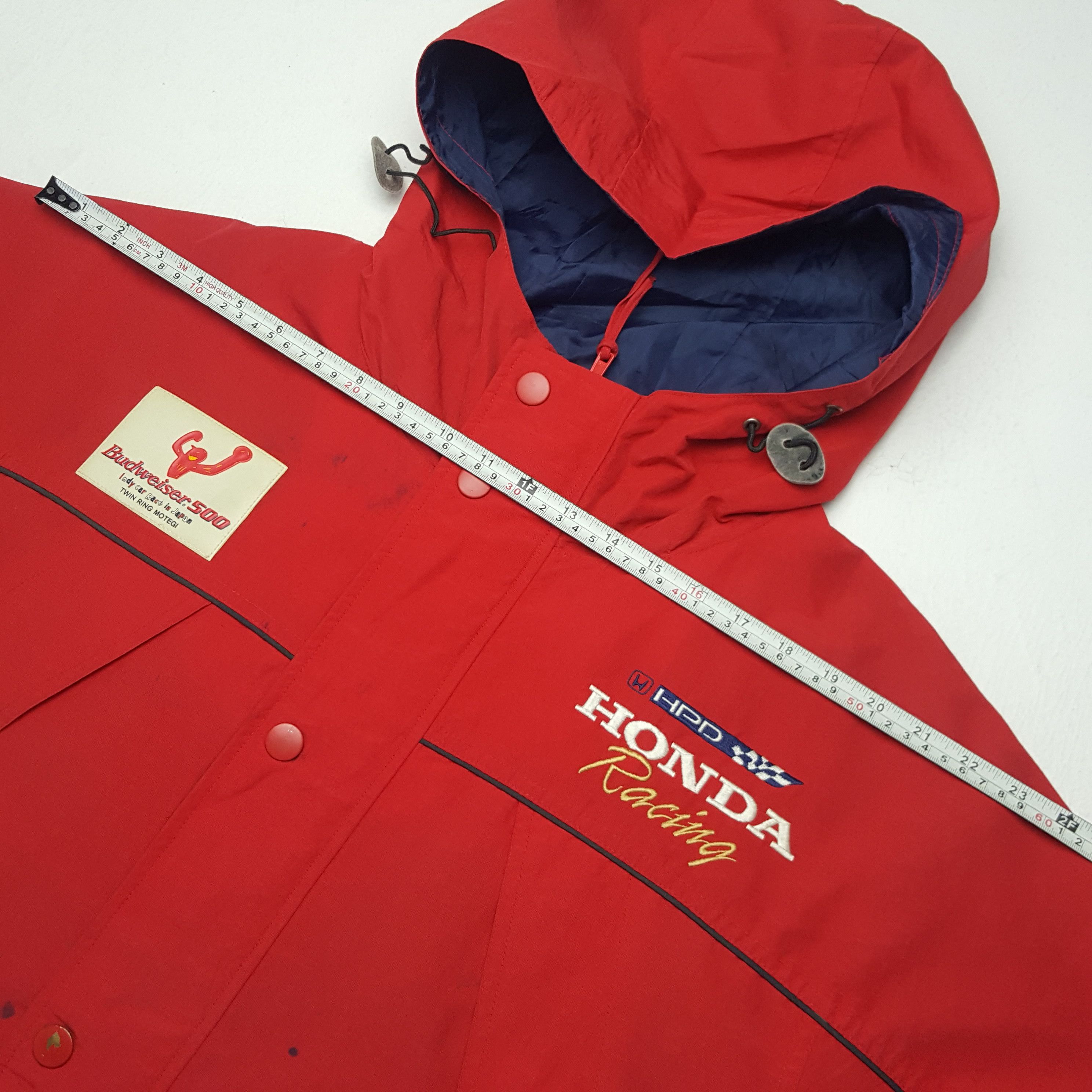 Honda × Vintage Vintage Honda C.A.R.T Zipper Windbreaker Jacket Size US L / EU 52-54 / 3 - 6 Thumbnail