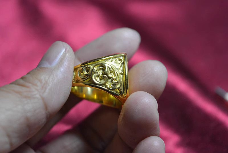 Jewelry Freemasonry Jewelry Rings Open Size Chrome Ring (Size 7-13) Size ONE SIZE - 5 Thumbnail