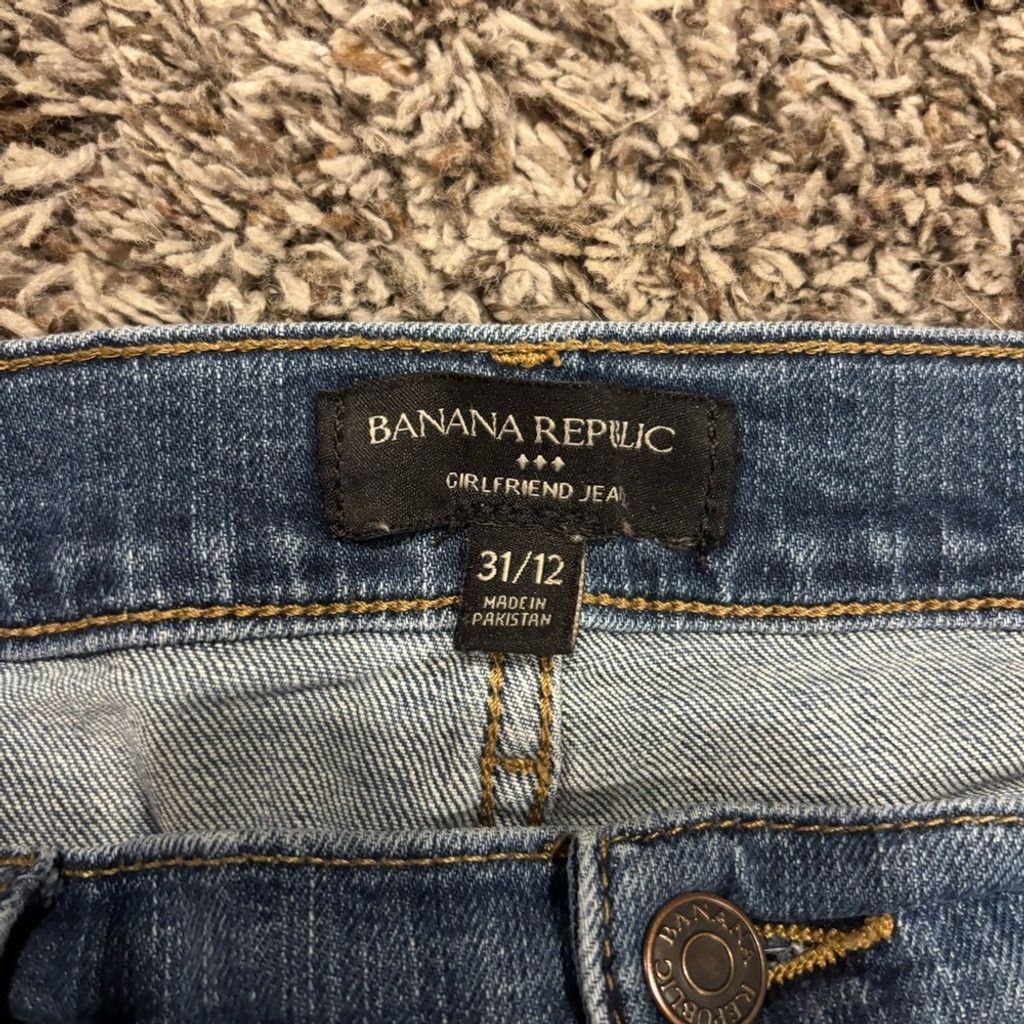 Banana Republic Women's Banana Republic Girlfriend Jeans Size 31" - 3 Thumbnail