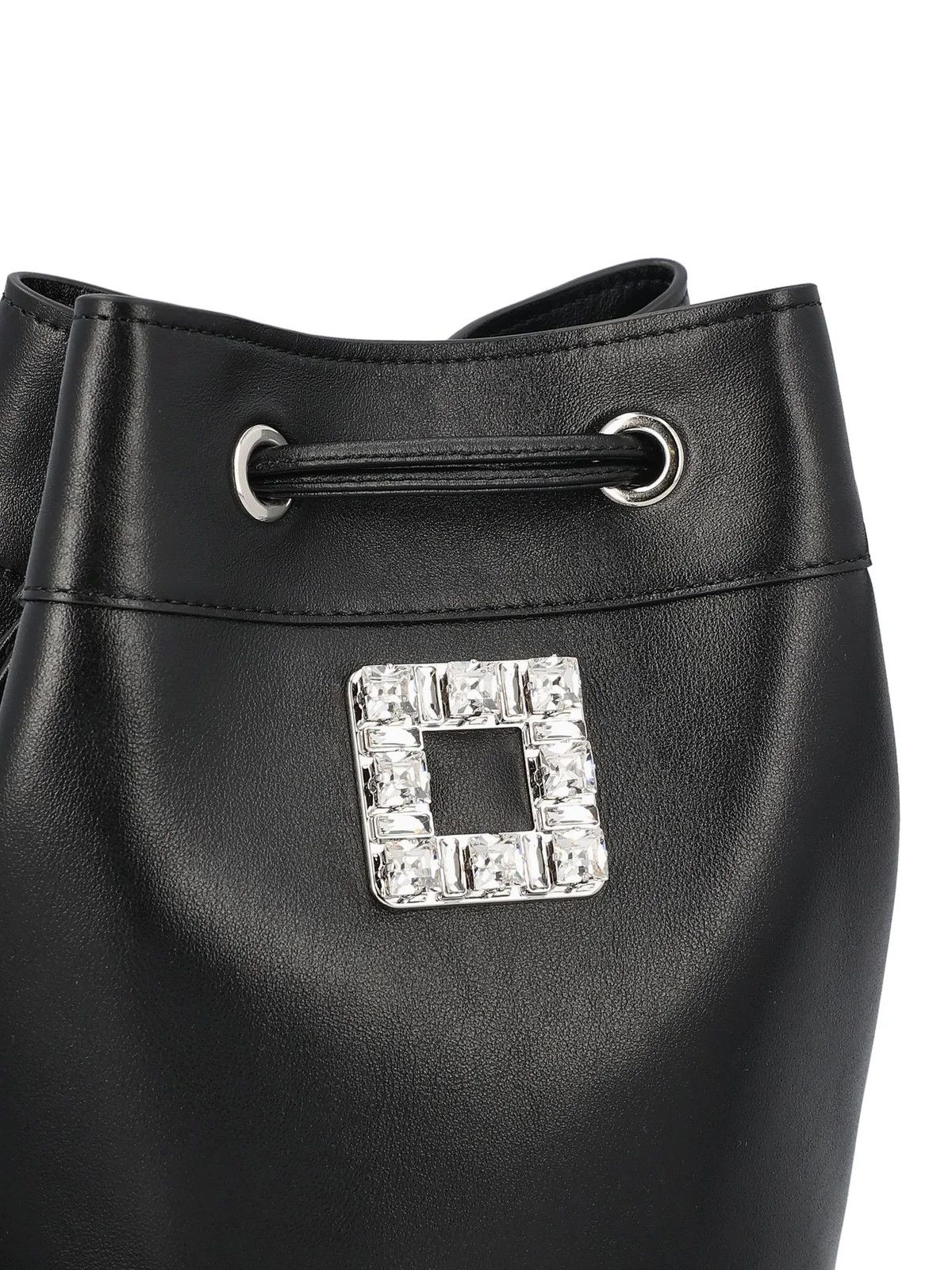 Roger Vivier o1s22i1n0824 Size: OS / Leather Vivier Bucket Bag in Black Size ONE SIZE - 4 Thumbnail