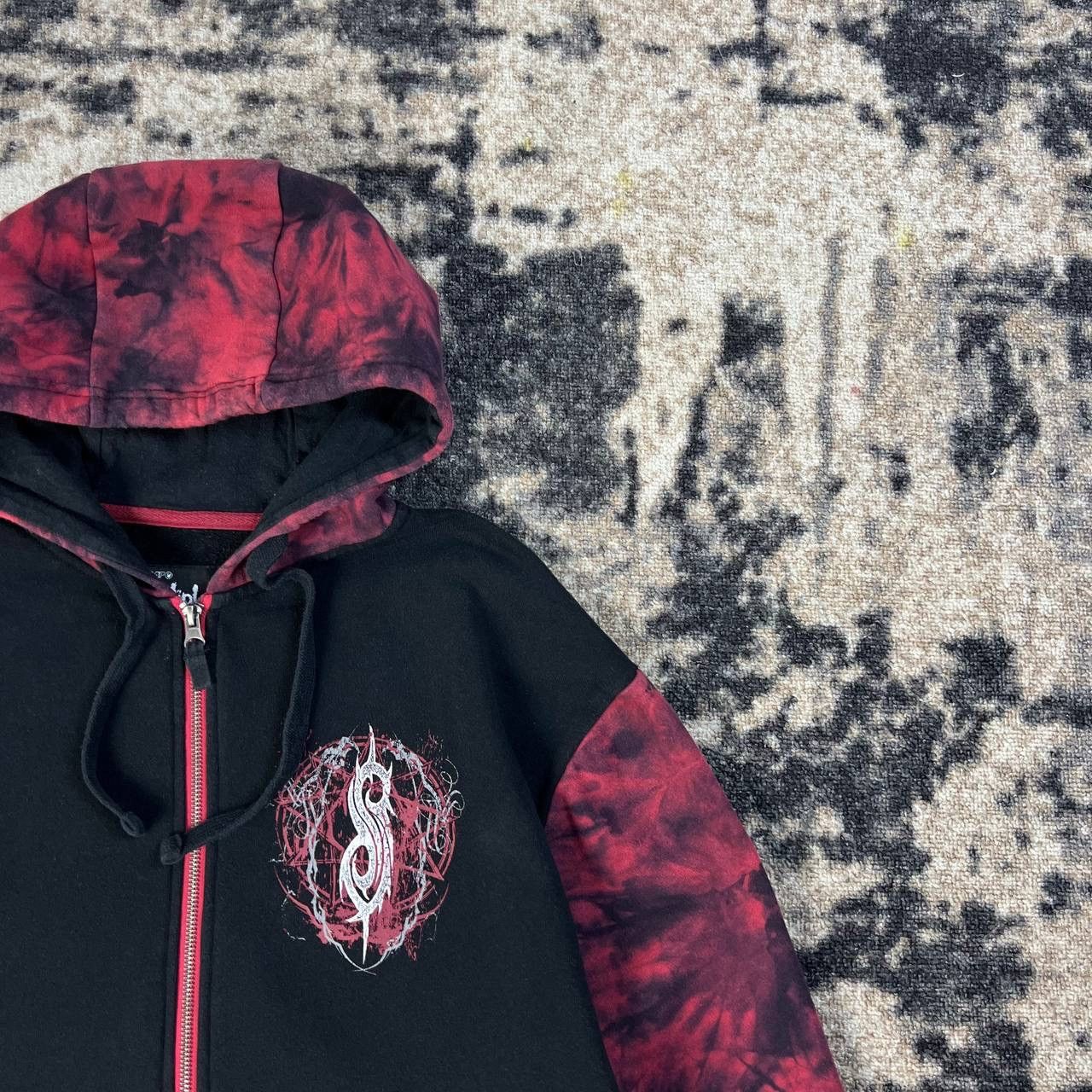 Slipknot Slipknot Vintage Y2K Big Logo Zip Up Rock Band Hoodie Size US XXL / EU 58 / 5 - 7 Thumbnail