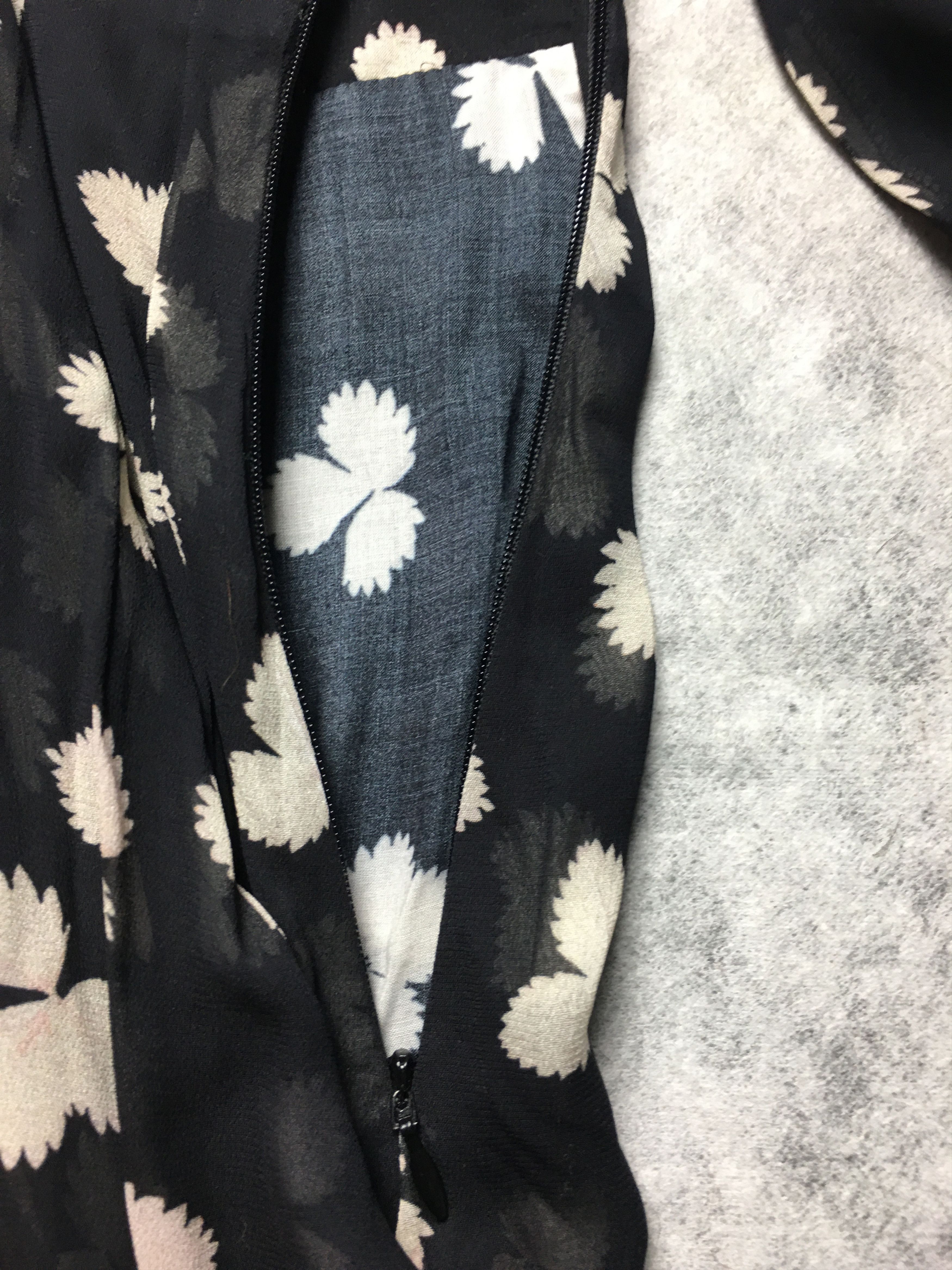 The Kooples The Kooples Asymmetric Flowing Floral Maxi Dress Sleeve Sz 3 Size L / US 10 / IT 46 - 8 Thumbnail