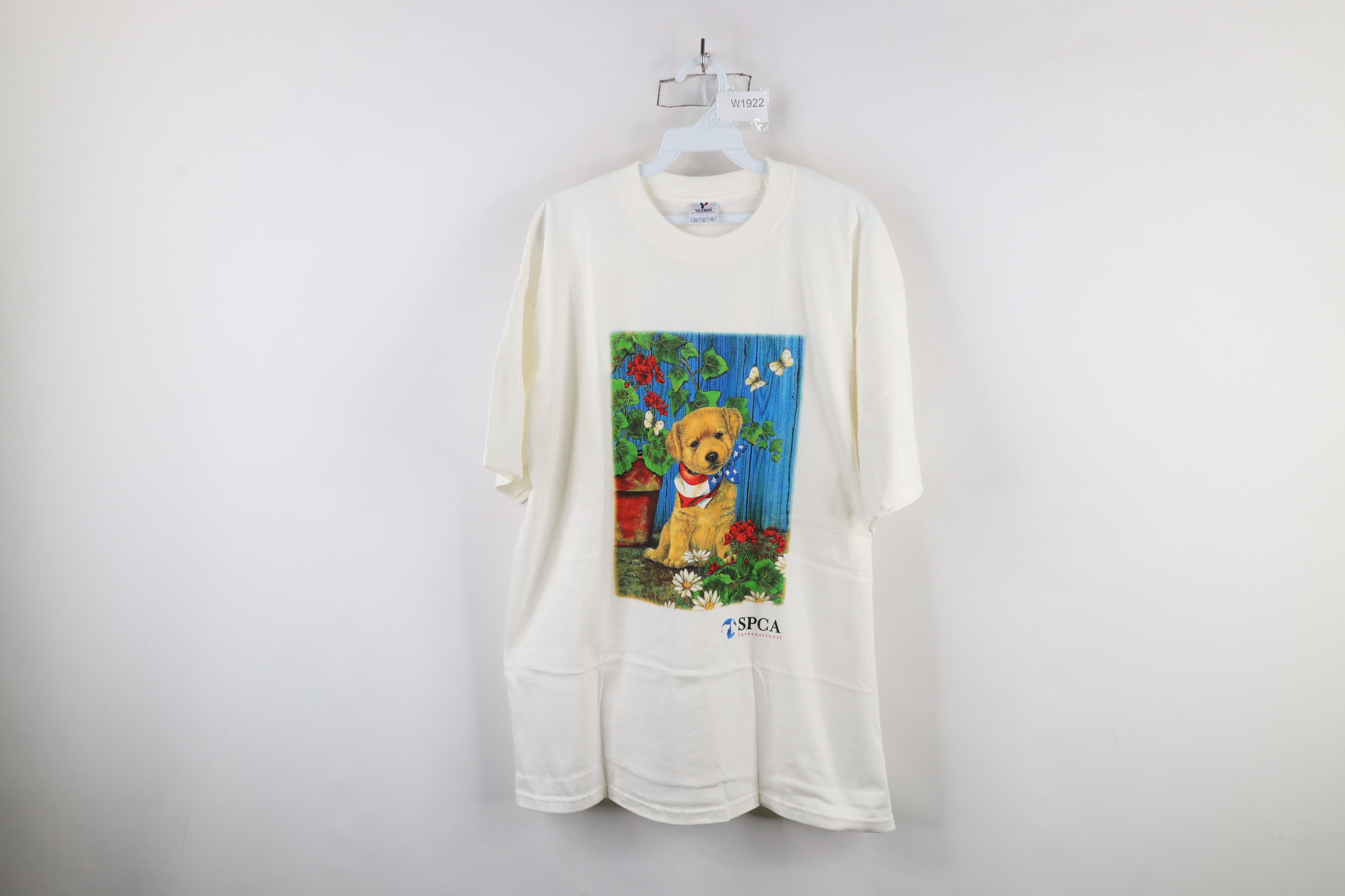 Vintage Vintage 90s International Prevention Animals Dog T-Shirt Size US XL / EU 56 / 4 - 1 Thumbnail