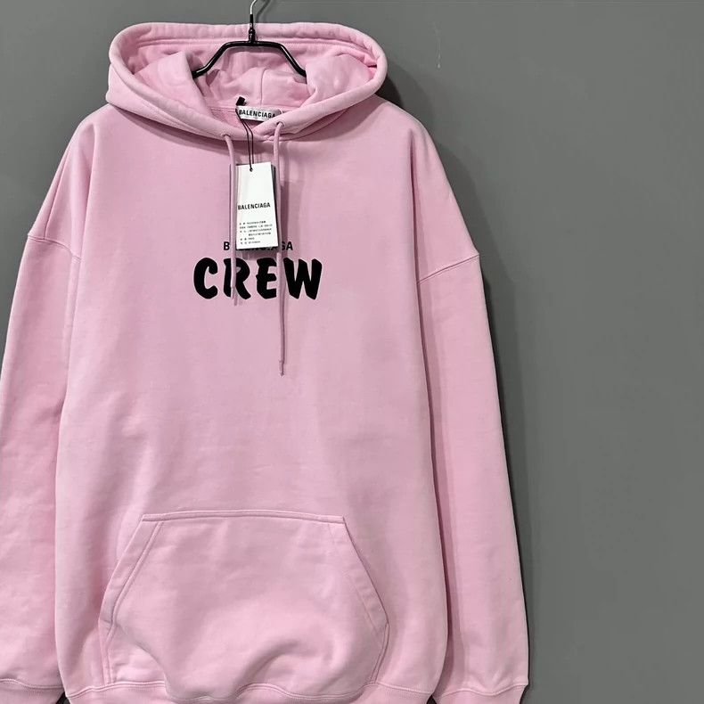 Balenciaga Balenciaga Crew Pink Hoodie 2502-Nextarrow Size US S / EU 44-46 / 1 - 2 Thumbnail