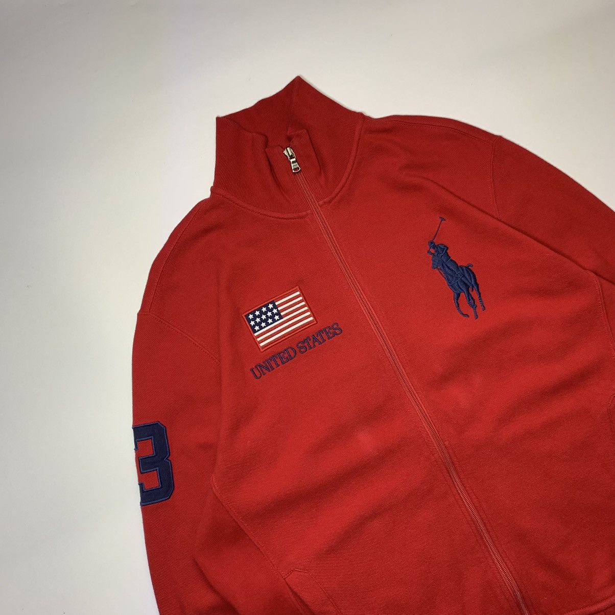 Other Vintage Polo Ralph Lauren Zip Hoodie USA #3 ChiefKeef Style Size US L / EU 52-54 / 3 - 2 Thumbnail