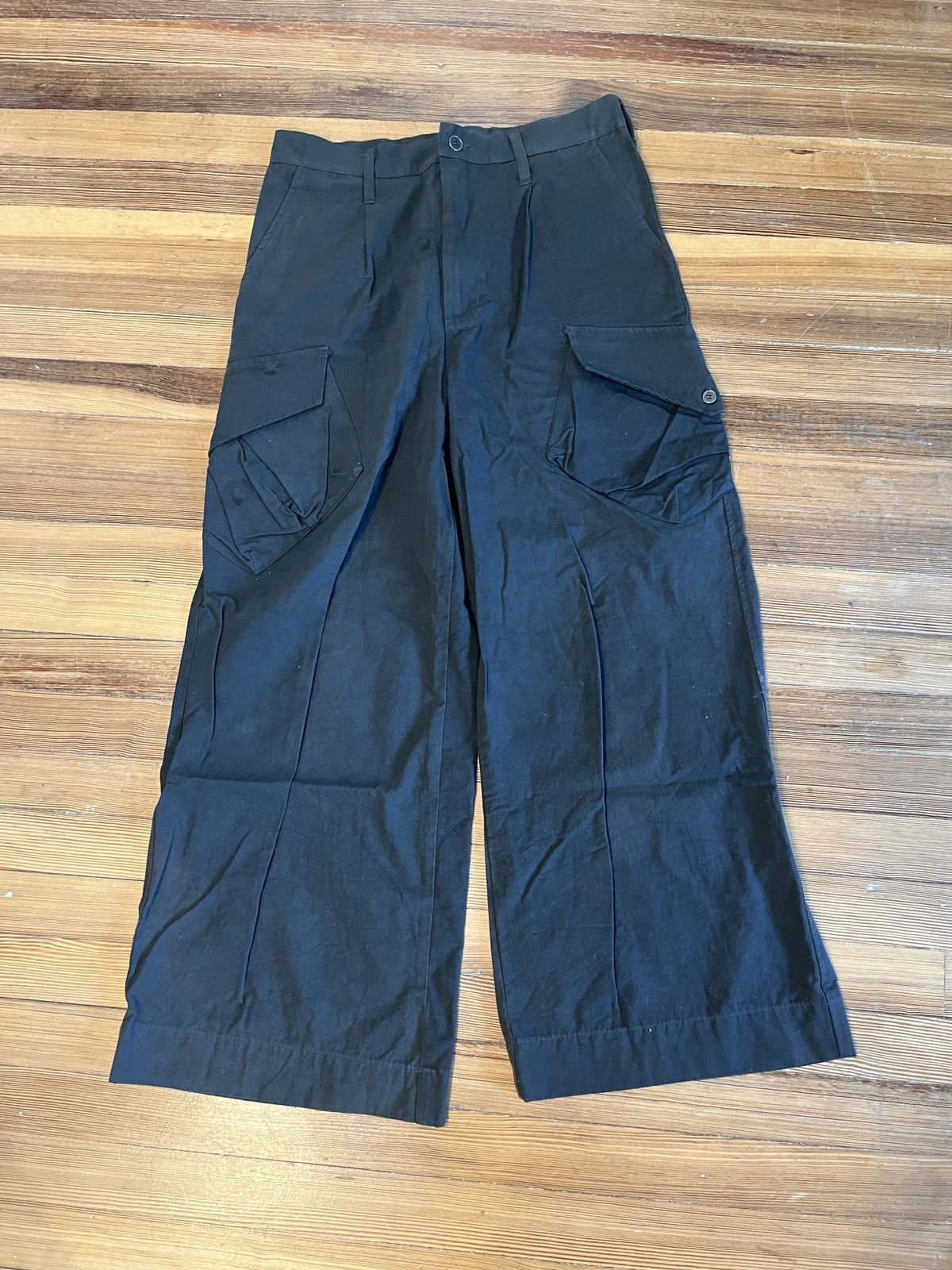 Adam Small Adam Small Pleated Cargo Trousers Size US 32 / EU 48 - 1 Thumbnail