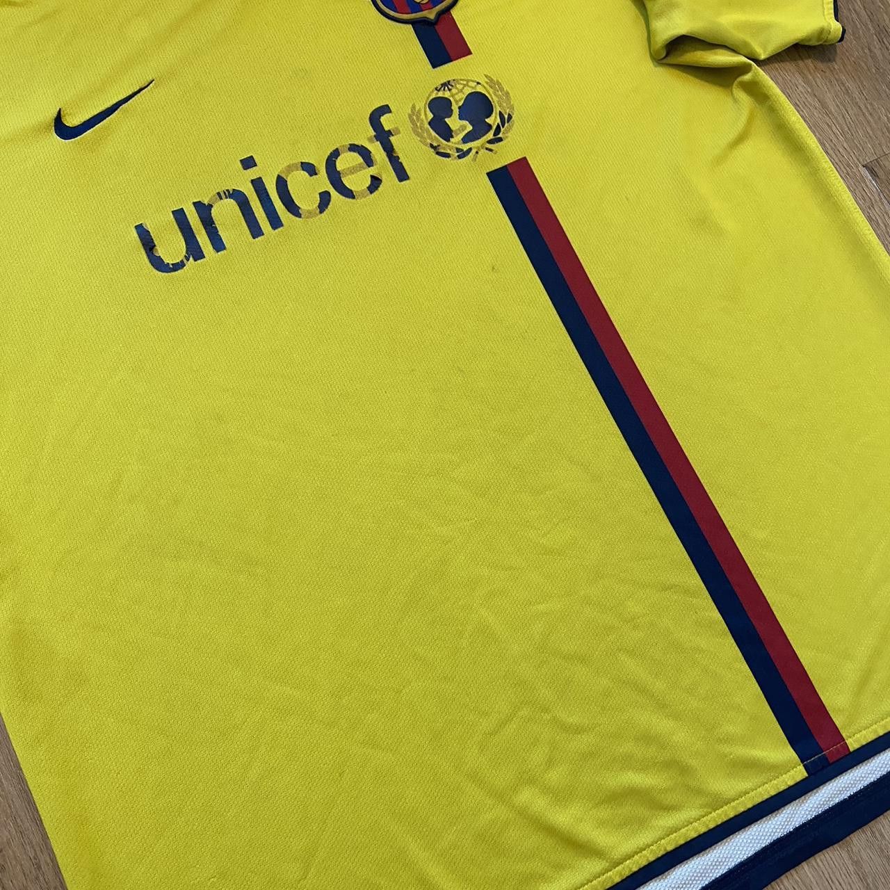 Nike 2008-09 FC Barcelona Away Nike Football Shirt La Liga Size US XL / EU 56 / 4 - 5 Thumbnail