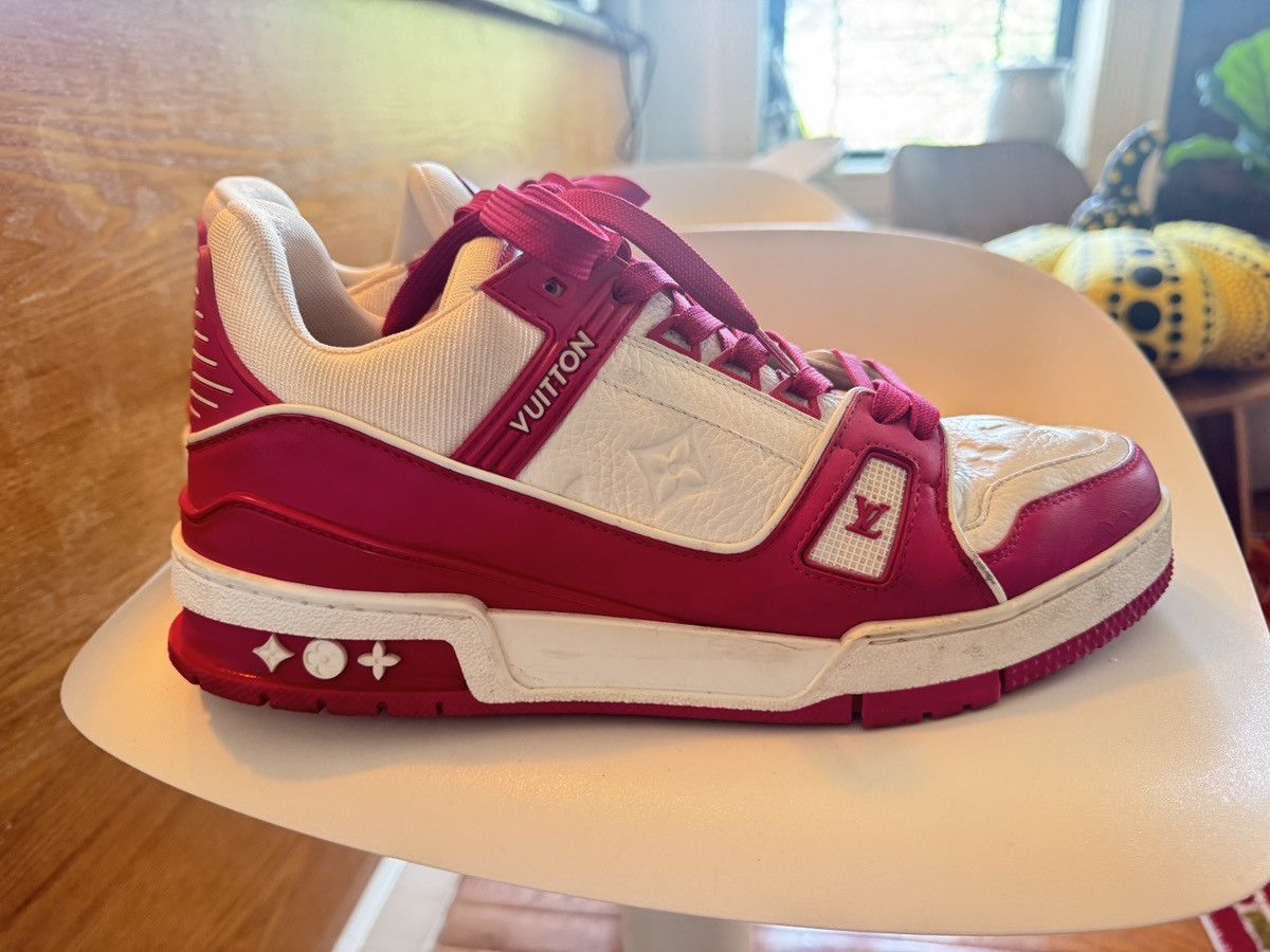 Louis Vuitton × Virgil Abloh LV Trainer Low Size US 9.5 / EU 42-43 - 4 Thumbnail
