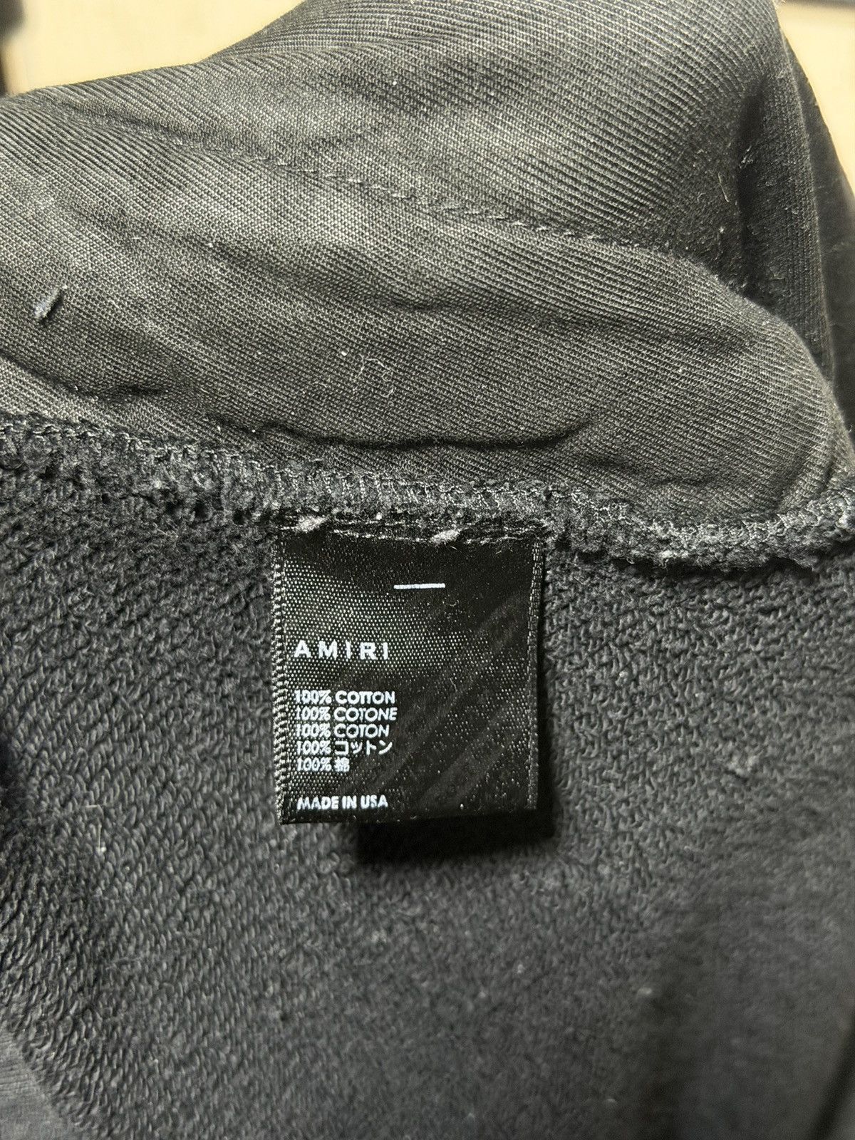 Amiri AMIRI PAINT DROP CORE LOGO BLACK SWEATPANTS Size US 32 / EU 48 - 10 Thumbnail