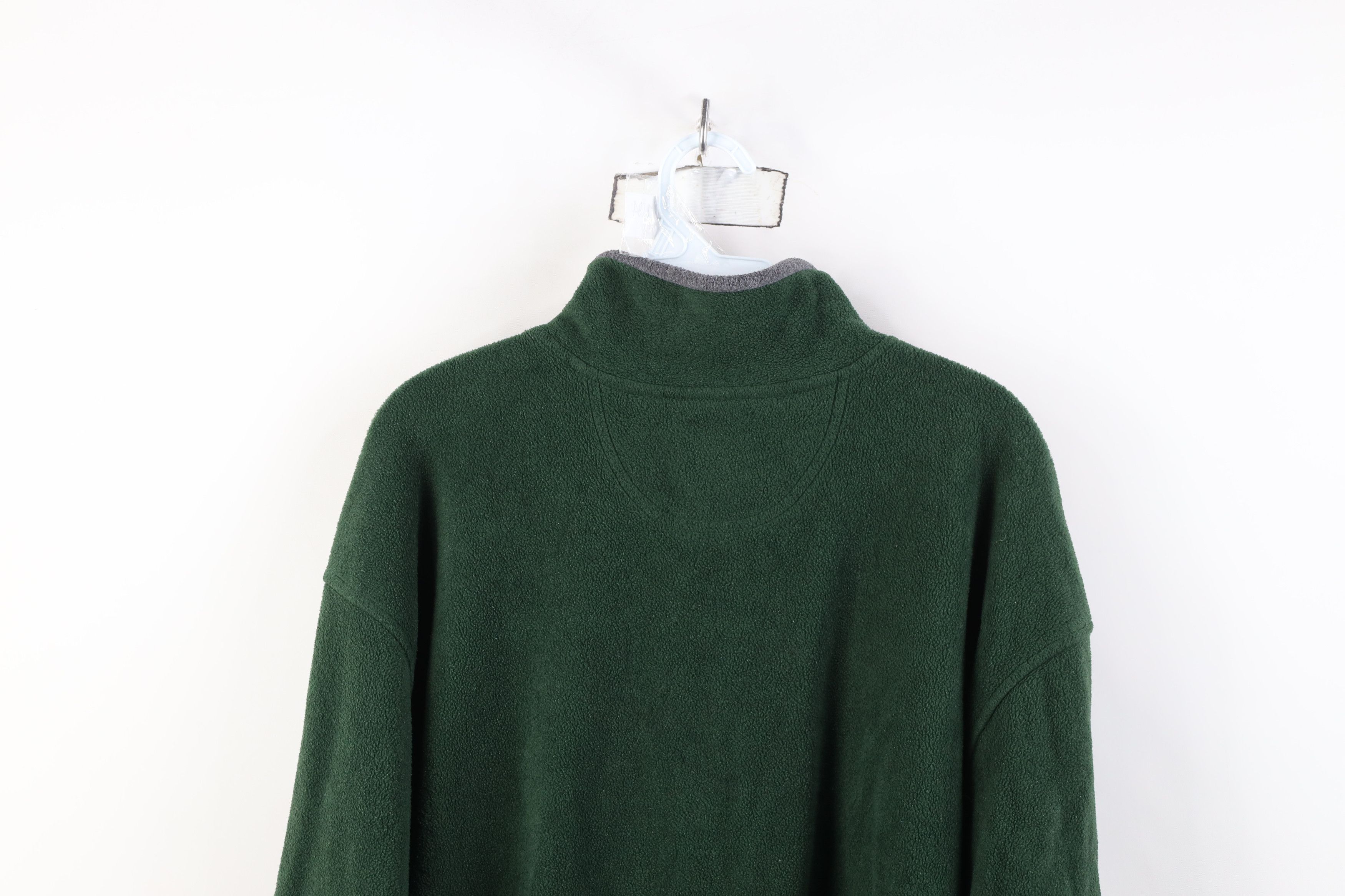 Gap Vintage 90s Y2K Gap Half Zip Fleece Pullover Sweater Green Size US XL / EU 56 / 4 - 13 Thumbnail