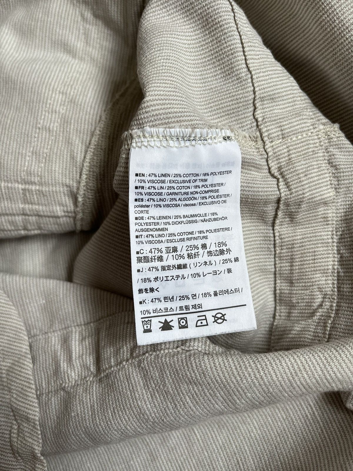 Arc'teryx Arc'teryx Gorpcore Women White Striped Linen Anorak Hoodie Size S / US 4 / IT 40 - 19 Thumbnail