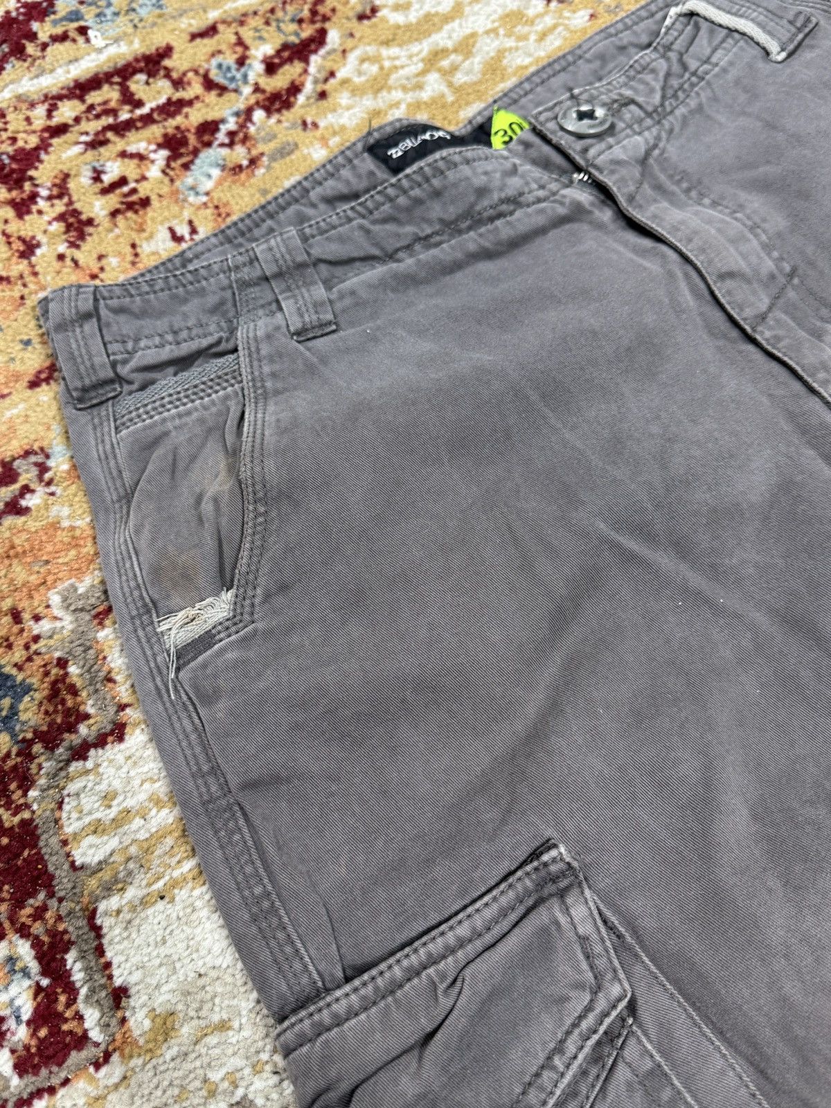 Billabong × Japanese Brand Vintage Junya Watanabe Balenciaga Style Bondage Cargo Pants Size US 30 / EU 46 - 4 Thumbnail