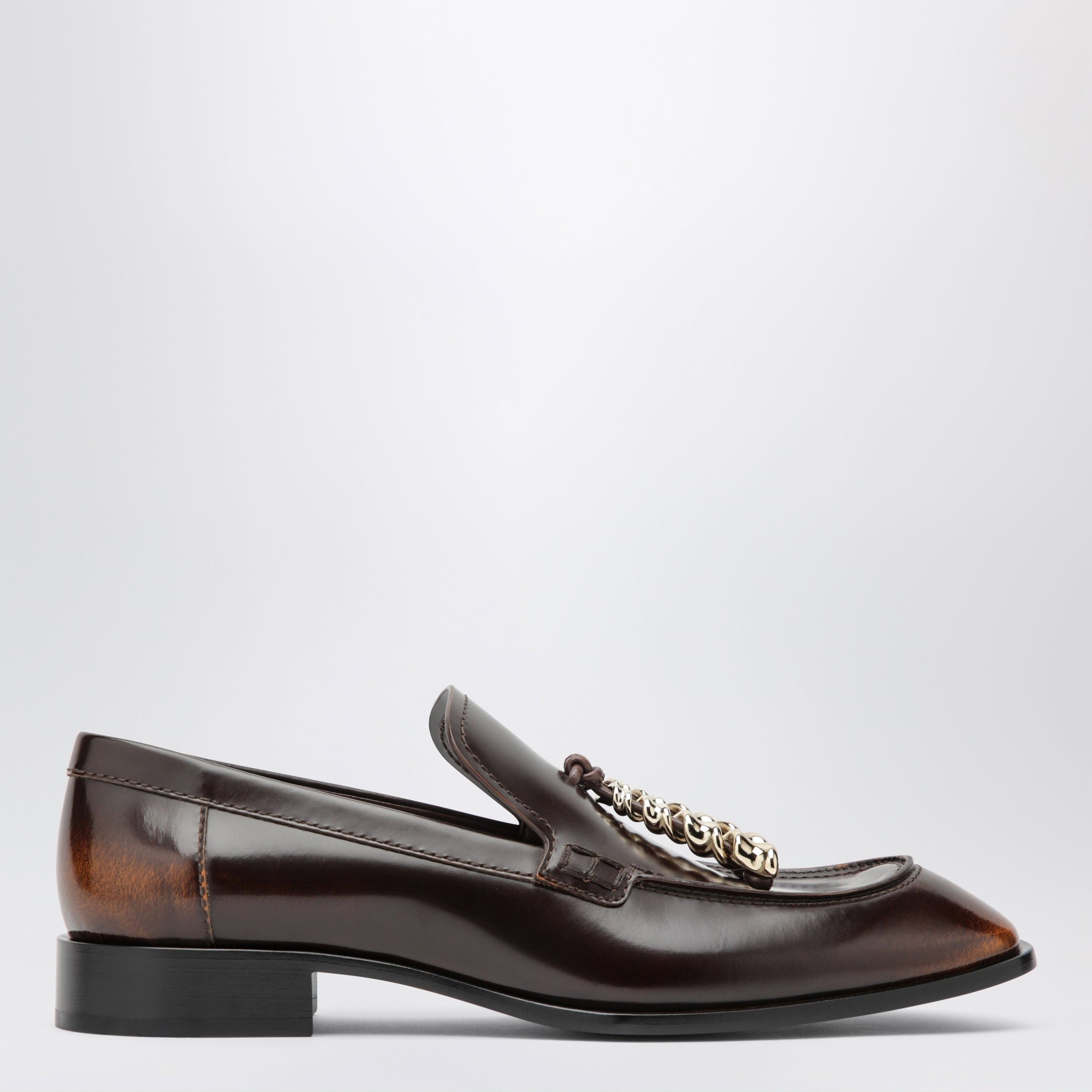 Loewe Loewe Edge Loafers In Brown Brushed Calfskin Size US 10 / IT 40 - 1 Thumbnail