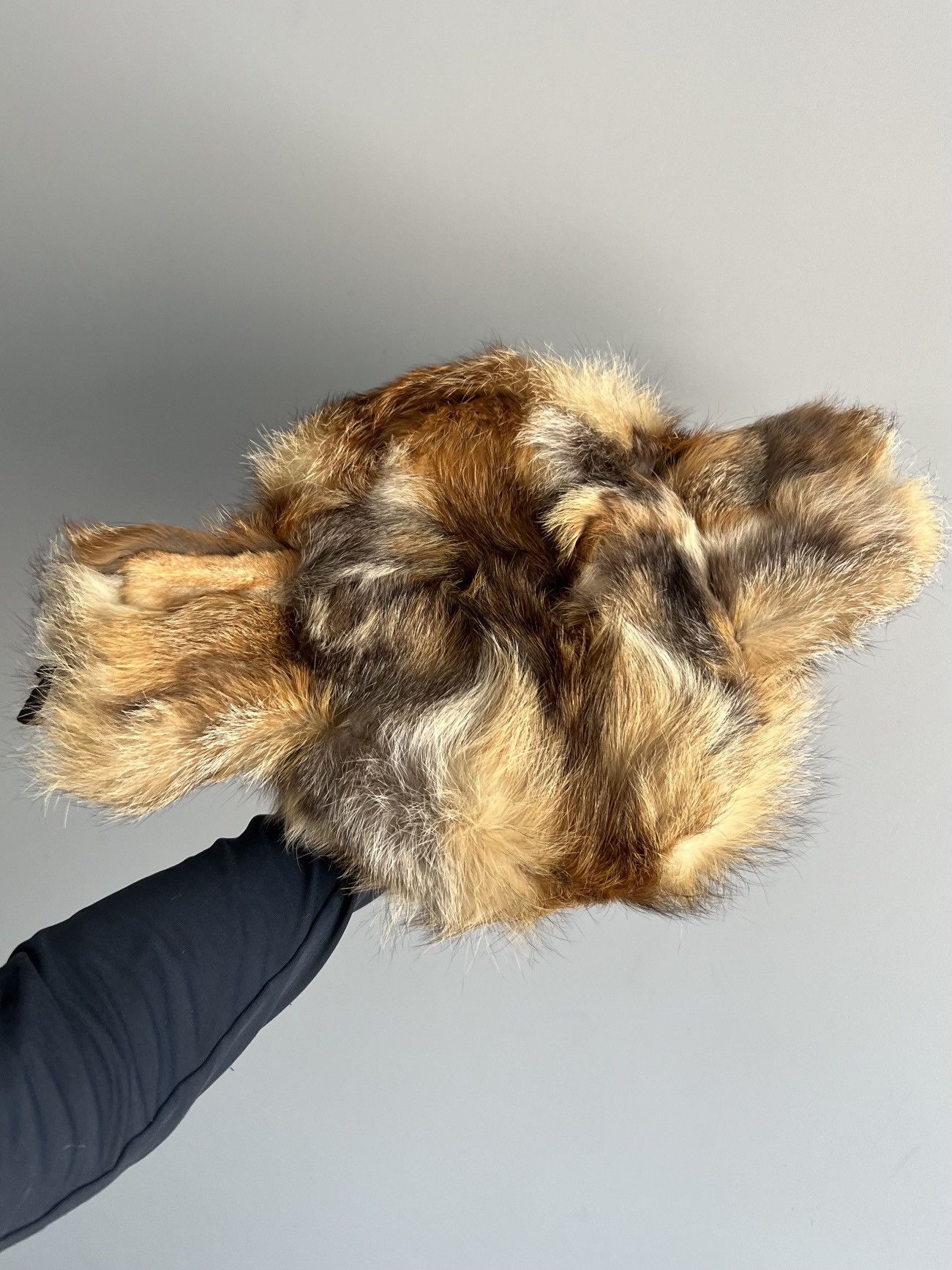 Vintage Vintage USSR Real Fur Ushanka Fuzzy Warm Trapper Hat Size ONE SIZE - 3 Thumbnail