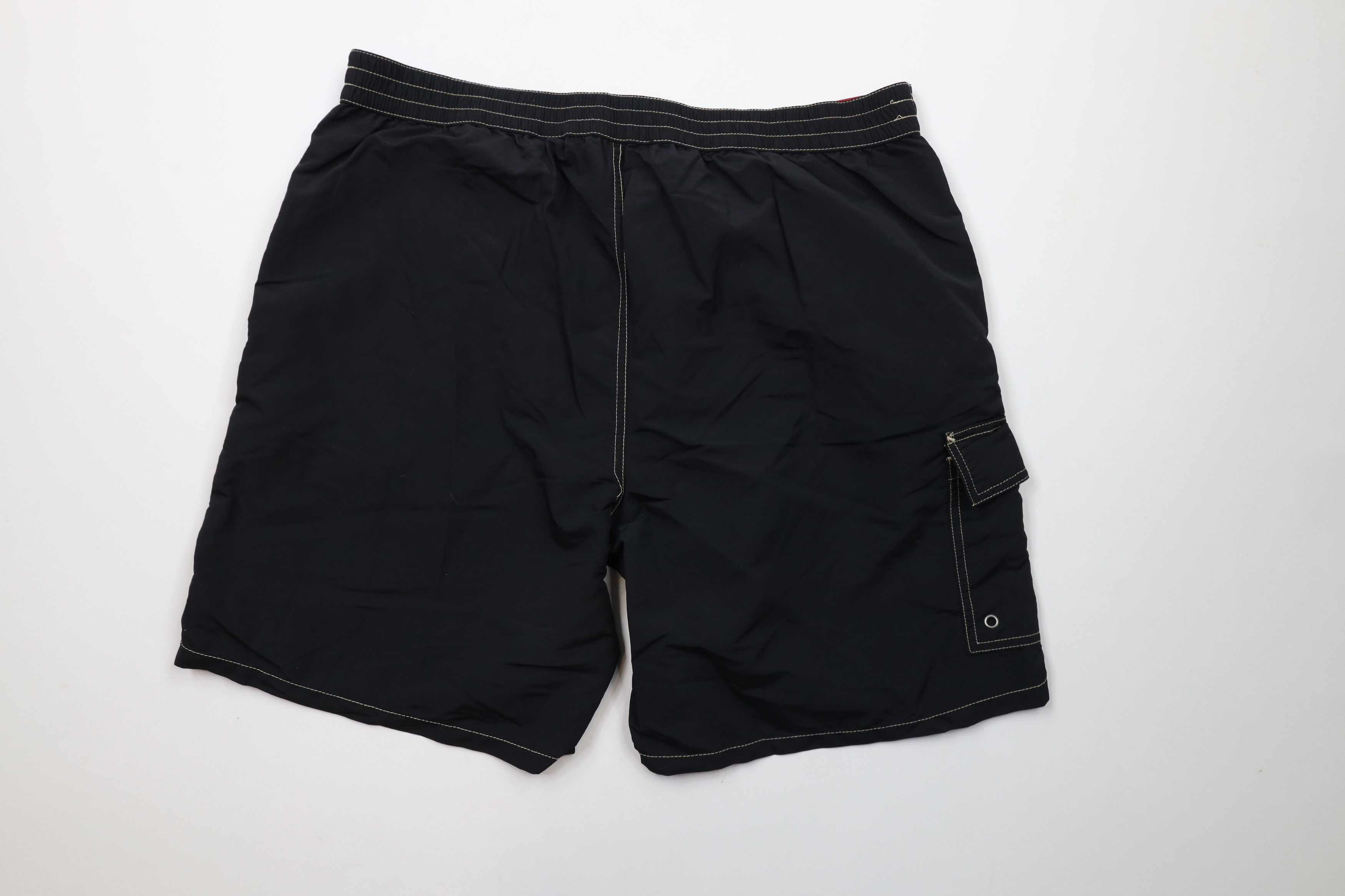 Ralph Lauren × Vintage Vintage Ralph Lauren Spell Out Lined Short Swim Trunks Black Size US 34 / EU 50 - 9 Thumbnail