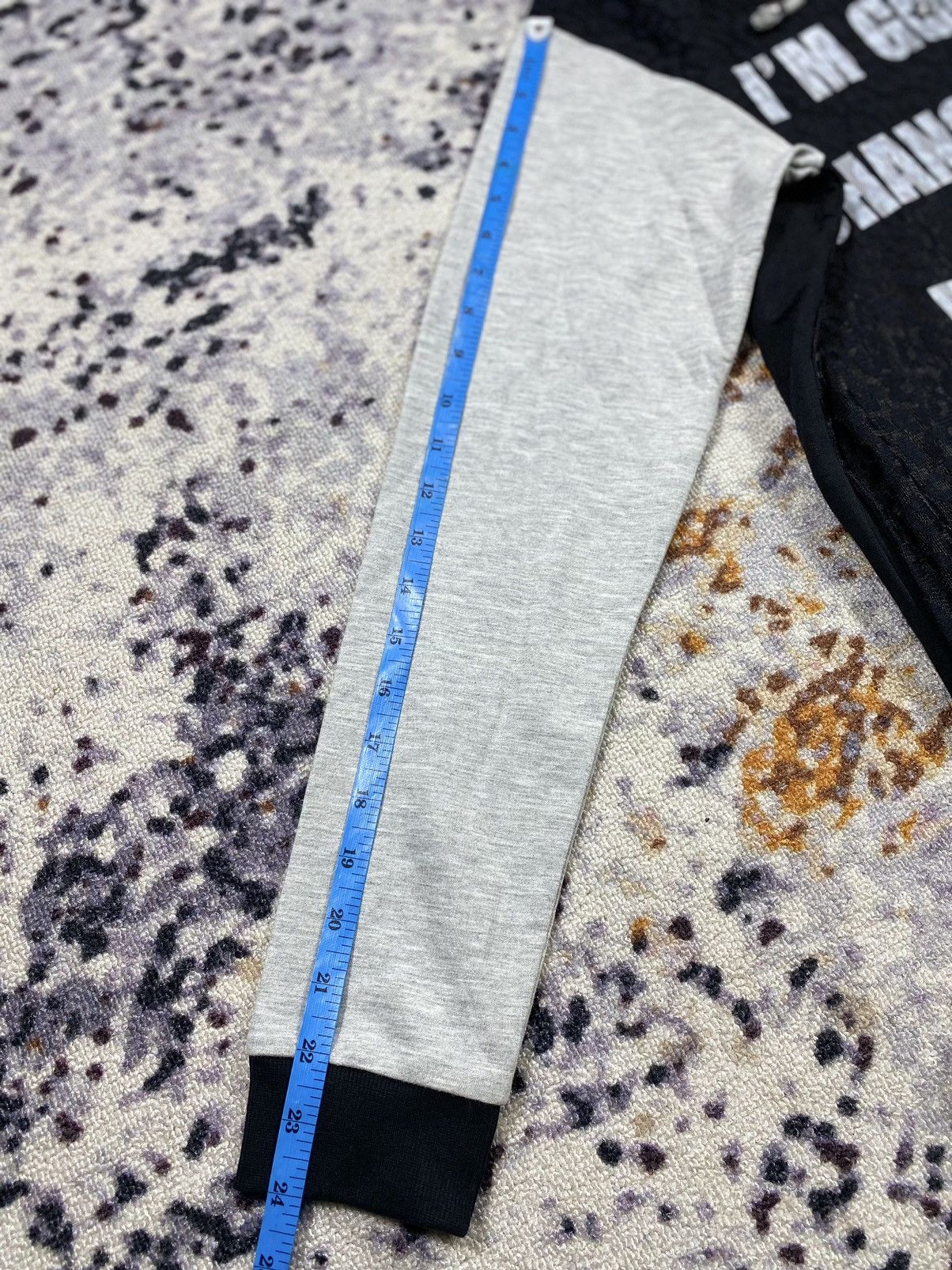 If Six Was Nine Blue Cross Spicy label Fur Hoodie IfSixWasNine LGB style Size US L / EU 52-54 / 3 - 8 Thumbnail